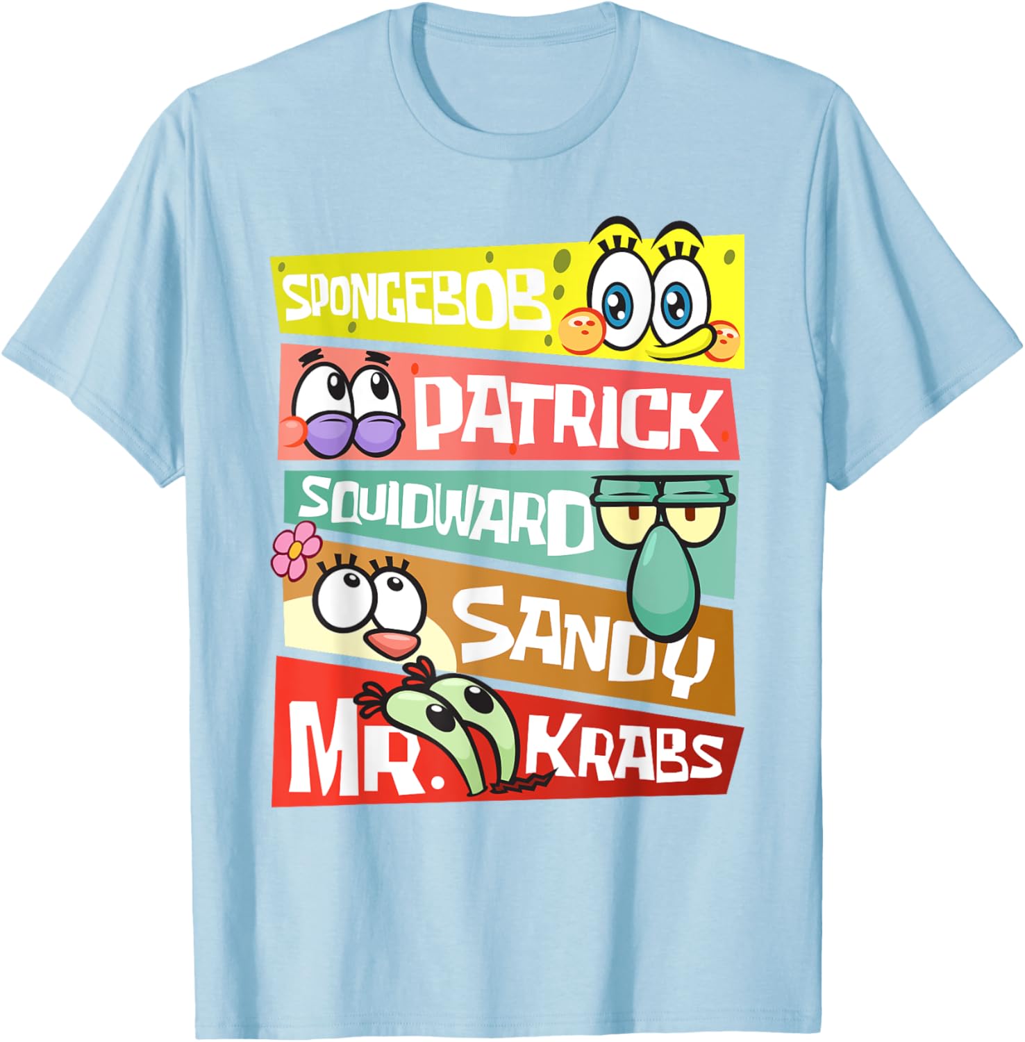 Mademark SpongeBob SquarePants T-Shirt Featuring Patrick, Squidward & Friends - 8