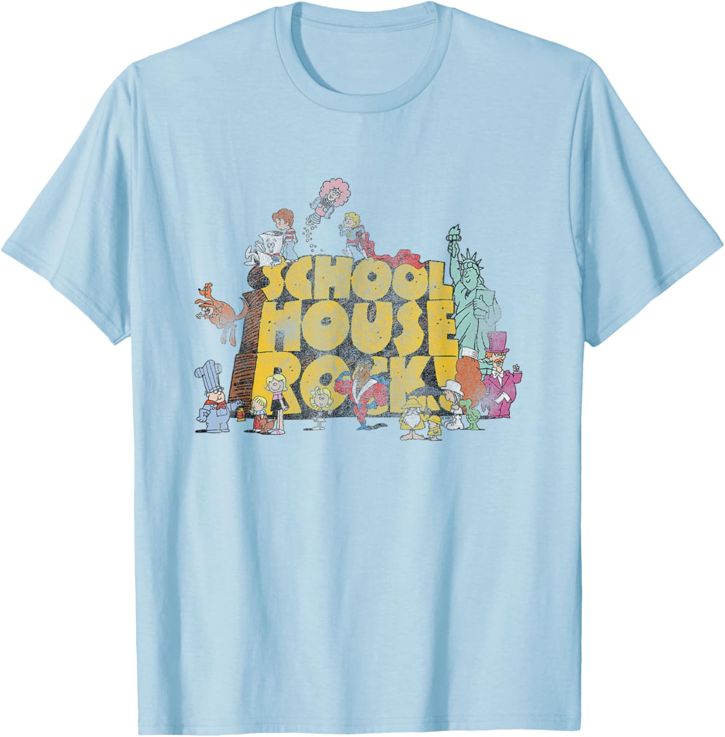 Ripple Junction Schoolhouse Rock Classic Cartoon Logo T-Shirt for Fans - 6