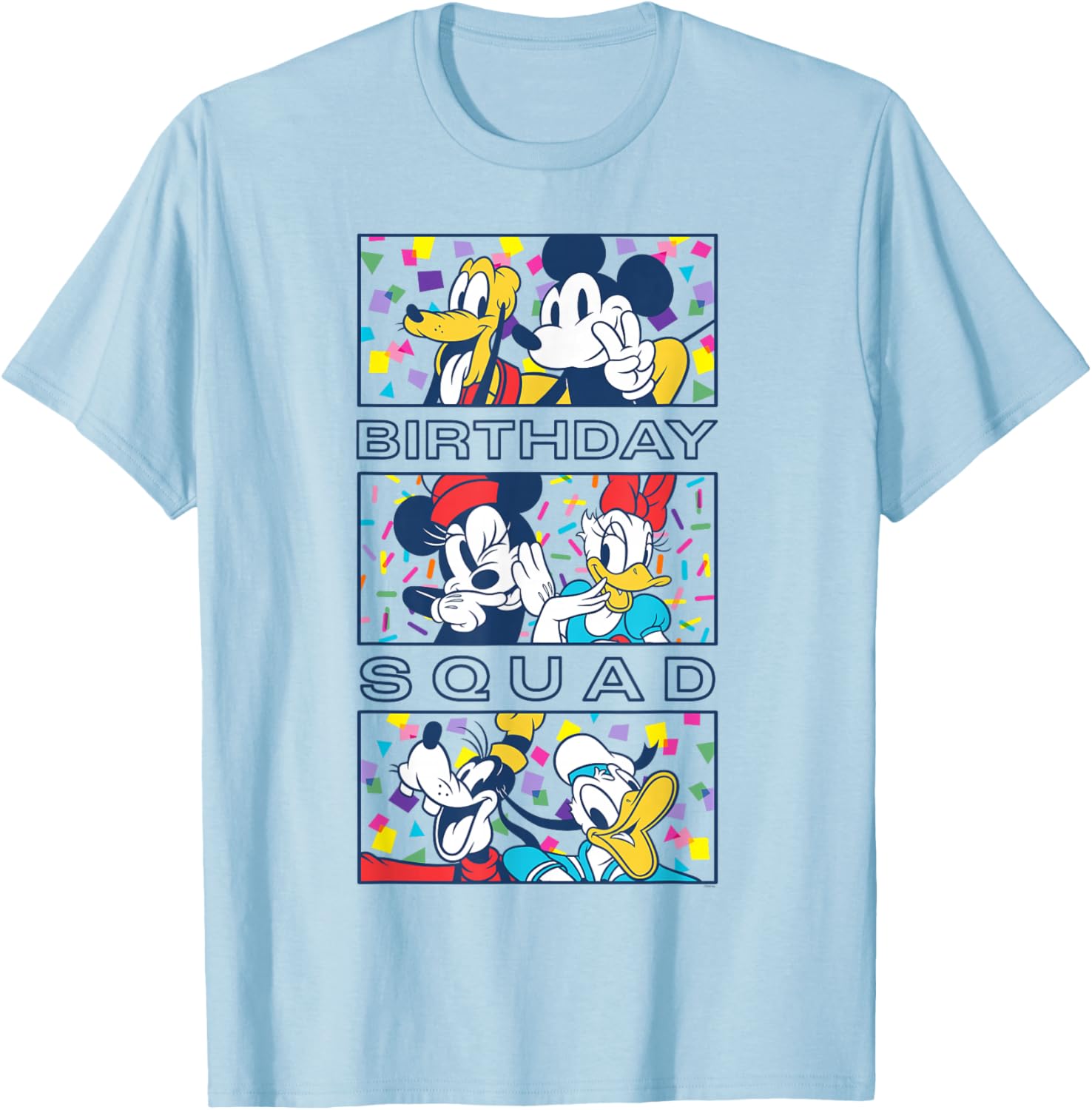 Disney Mickey Mouse Confetti Crew Birthday Squad T-Shirt for Kids - 3