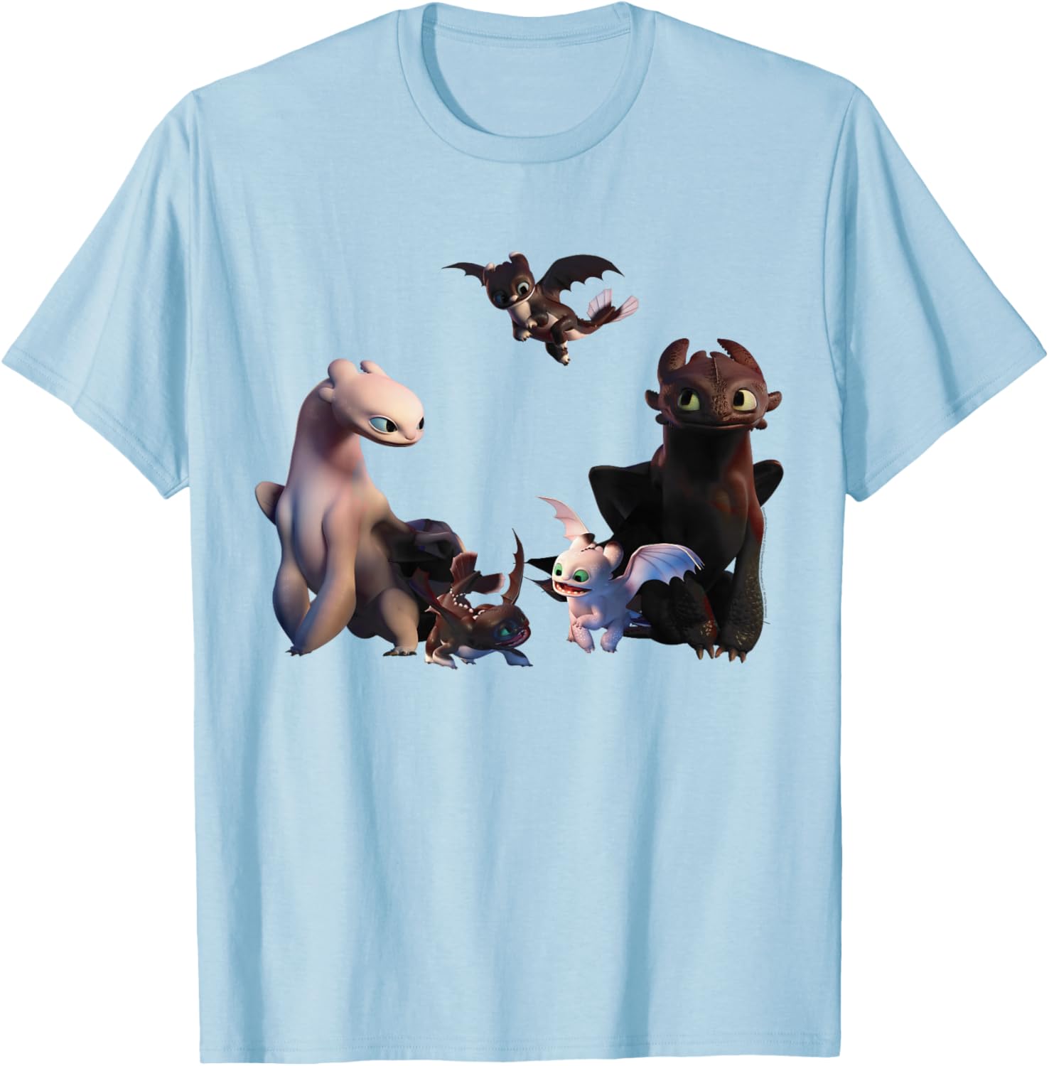 Night Fury Family T-Shirt from How to Train Your Dragon 3 - Perfect for Fans - 7