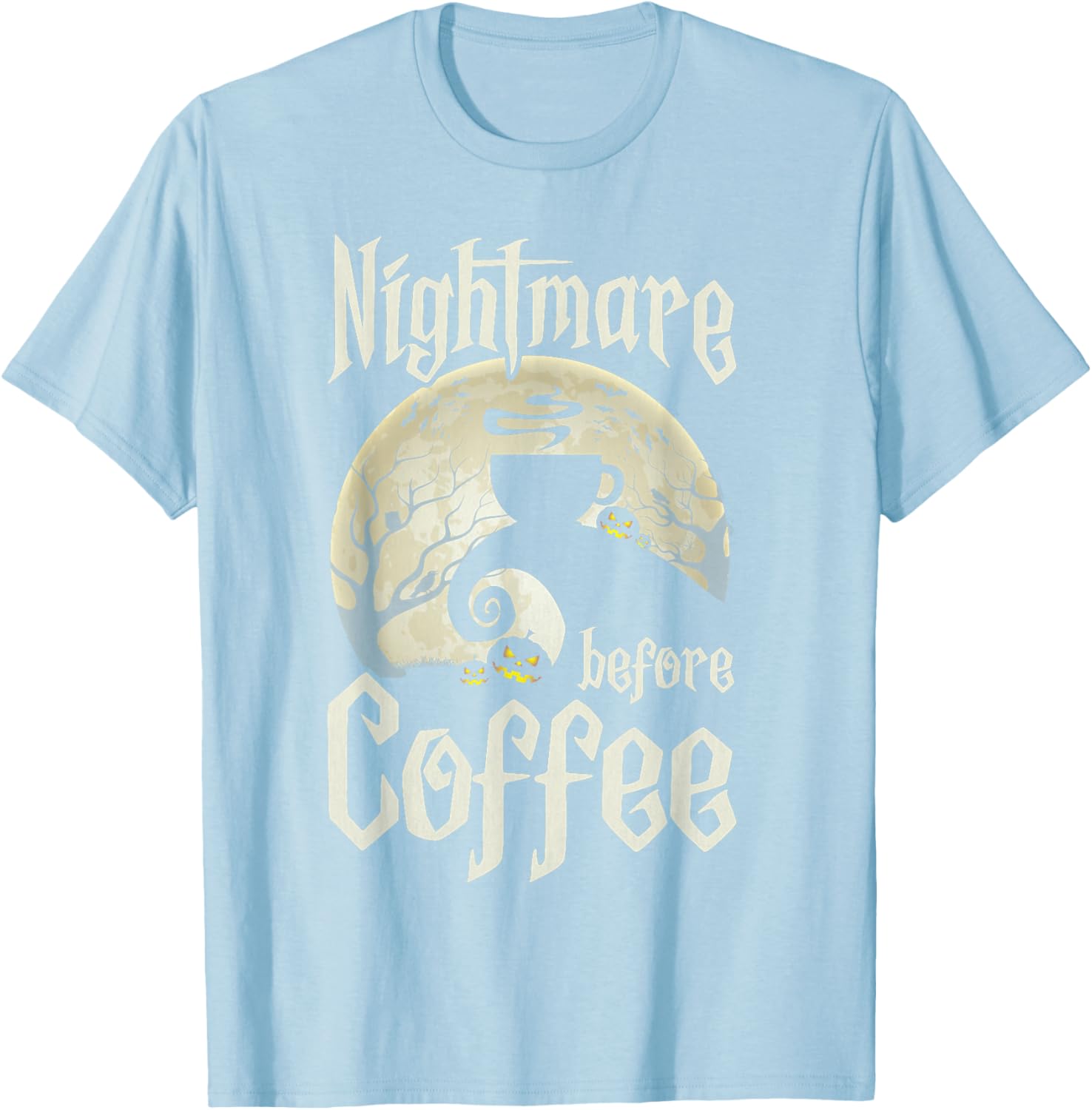 Cute Nightmare Before Coffee Halloween Shirt Funny Gift for Her - 12