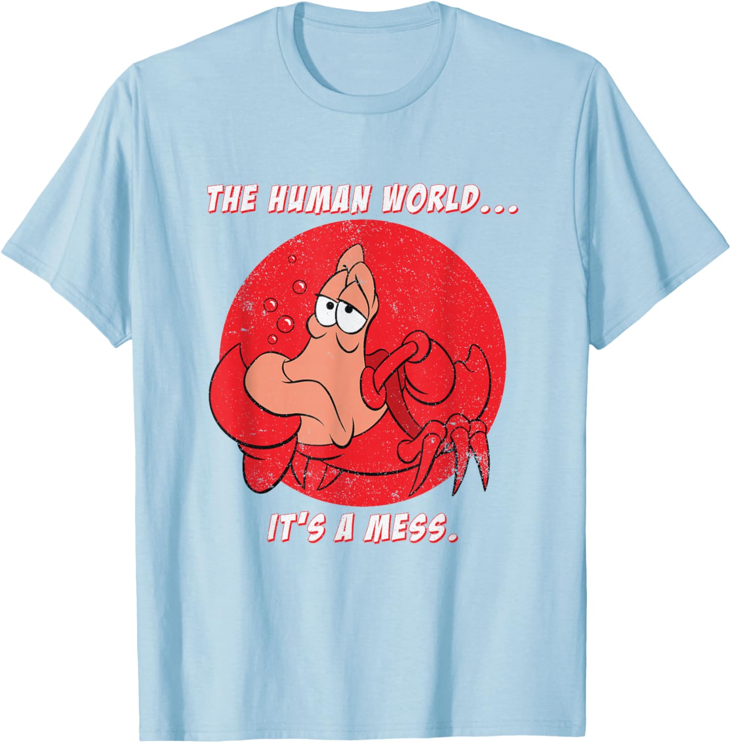 Disney The Little Mermaid Sebastian Human World T-Shirt for Fans - 2
