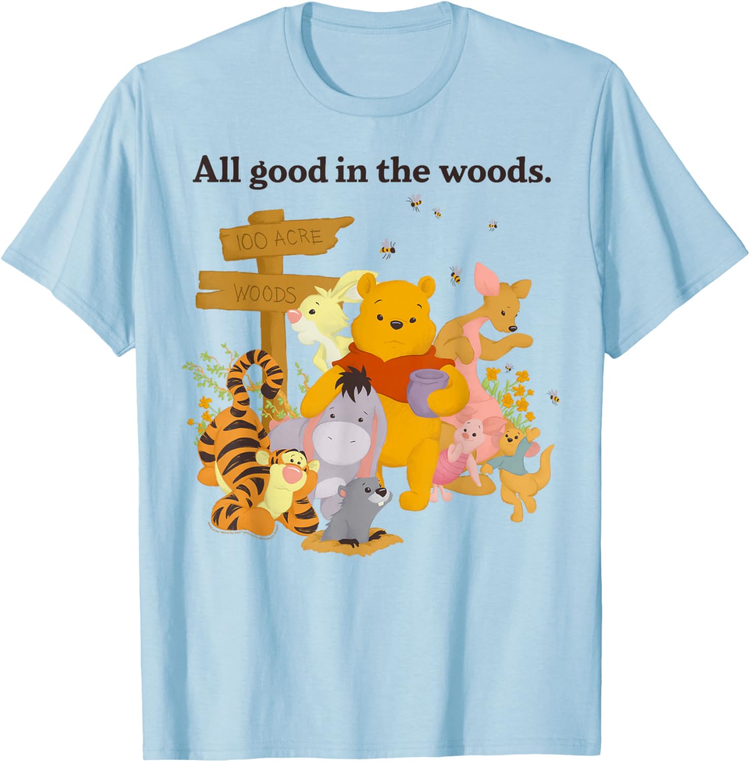 Disney Winnie The Pooh All Good In The Woods T-Shirt for Kids and Adults - 3