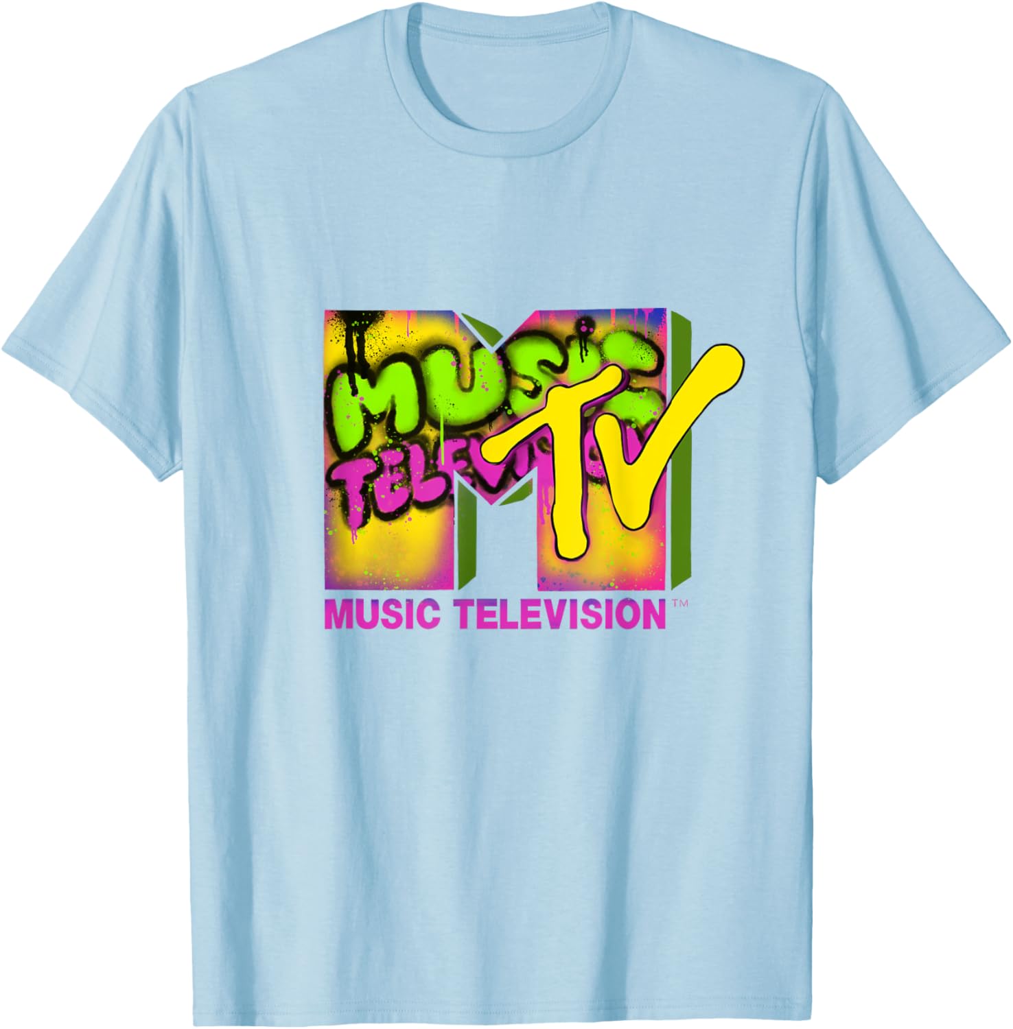 Mademark x MTV Official Logo Graffiti Tag T-Shirt for Music Lovers - 13