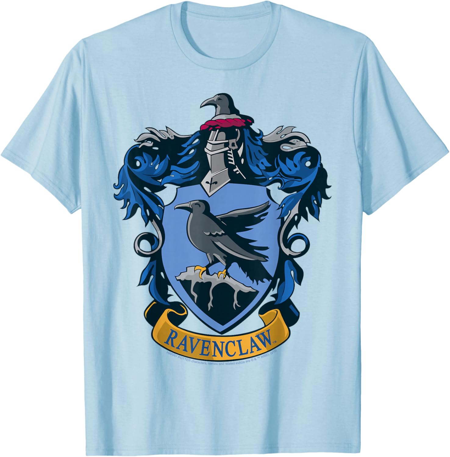 Ravenclaw Hogwarts House Nouveau Crest T-Shirt for Harry Potter Fans - 13