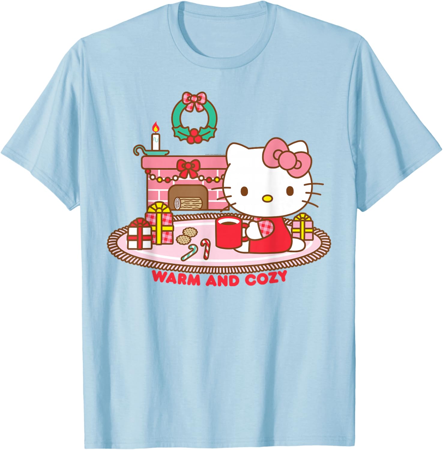 Hello Kitty Cozy Christmas T-Shirt Perfect for Festive Cheer and Comfort - 6