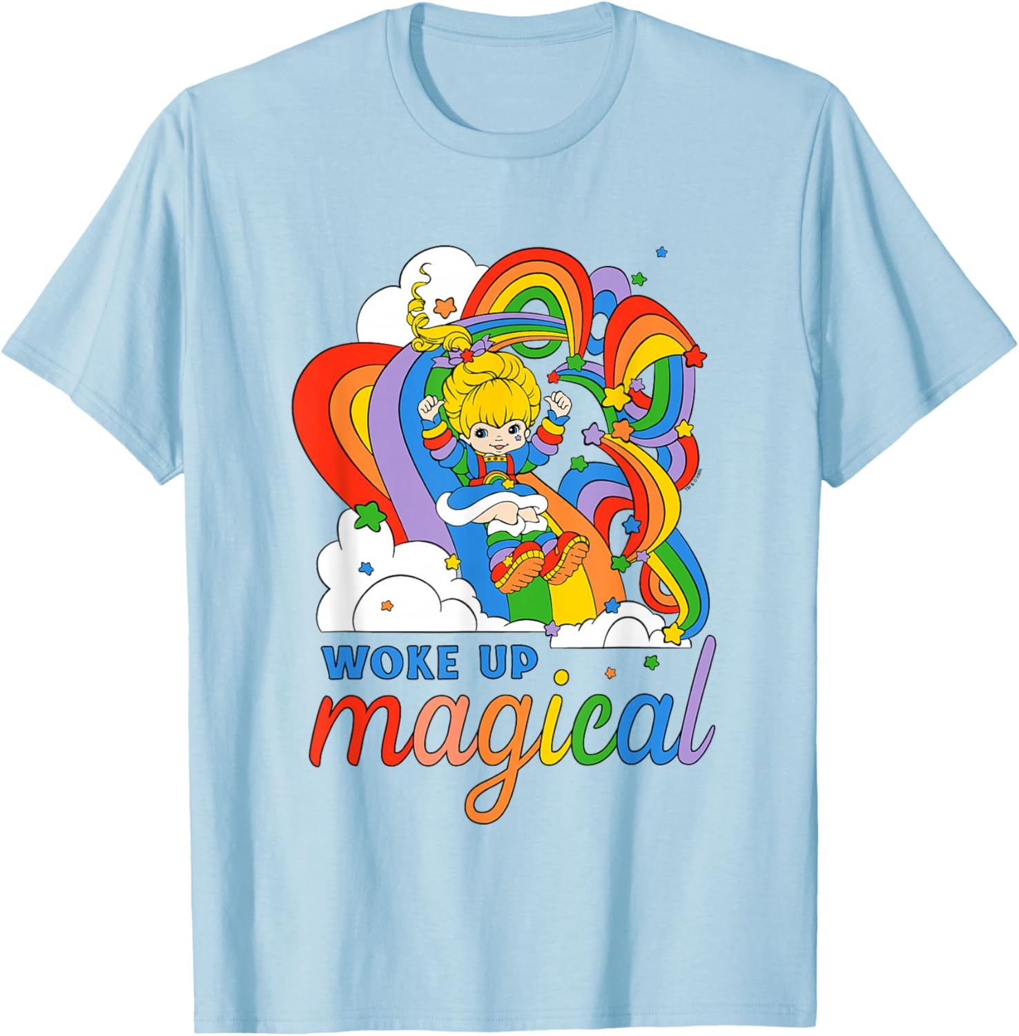 Rainbow Brite Vintage Slide T-Shirt Magical Retro Style for All Ages - 2