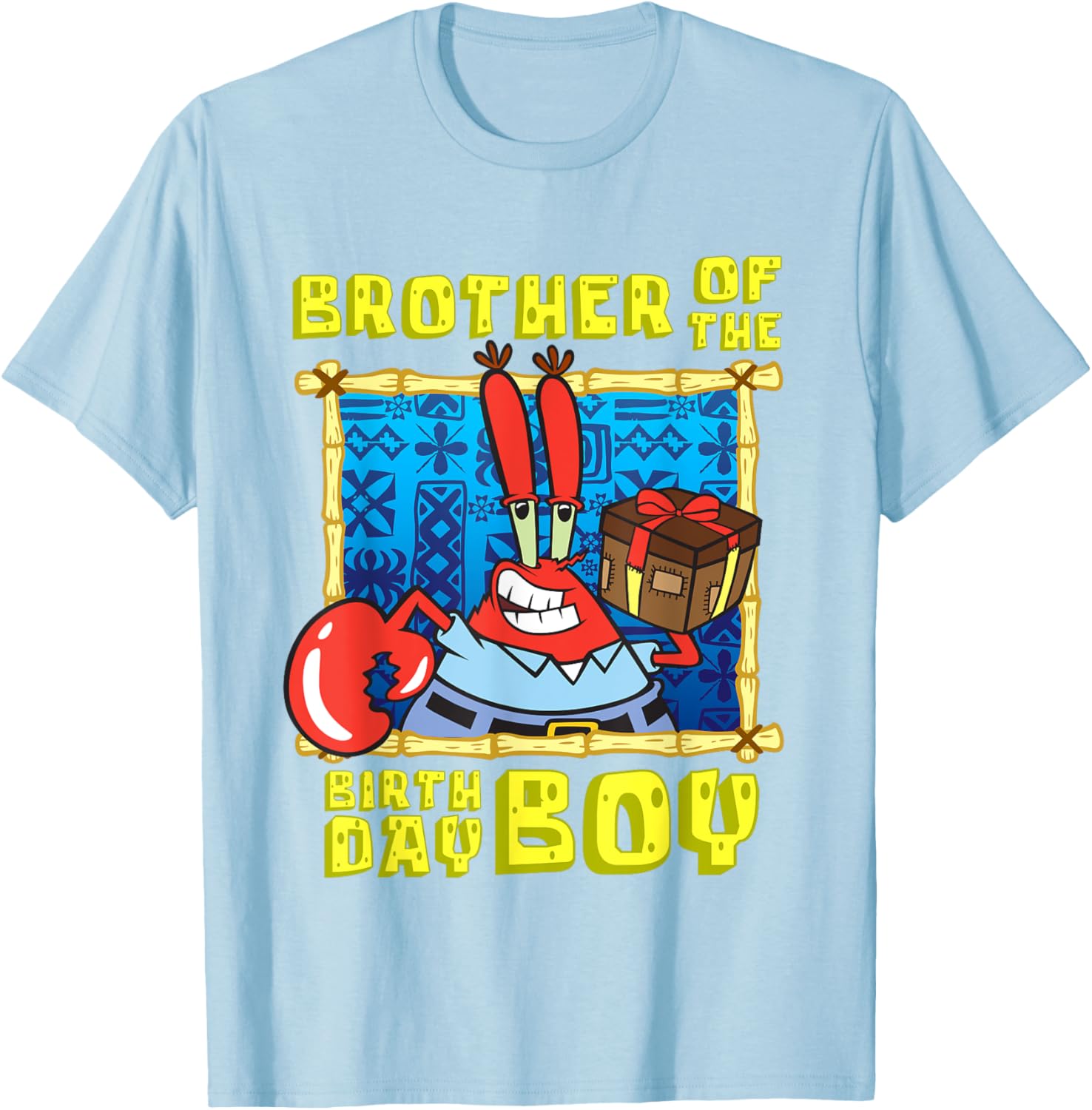 Mademark SpongeBob Mr. Krabs Brother Birthday T-Shirt for Boys - 14