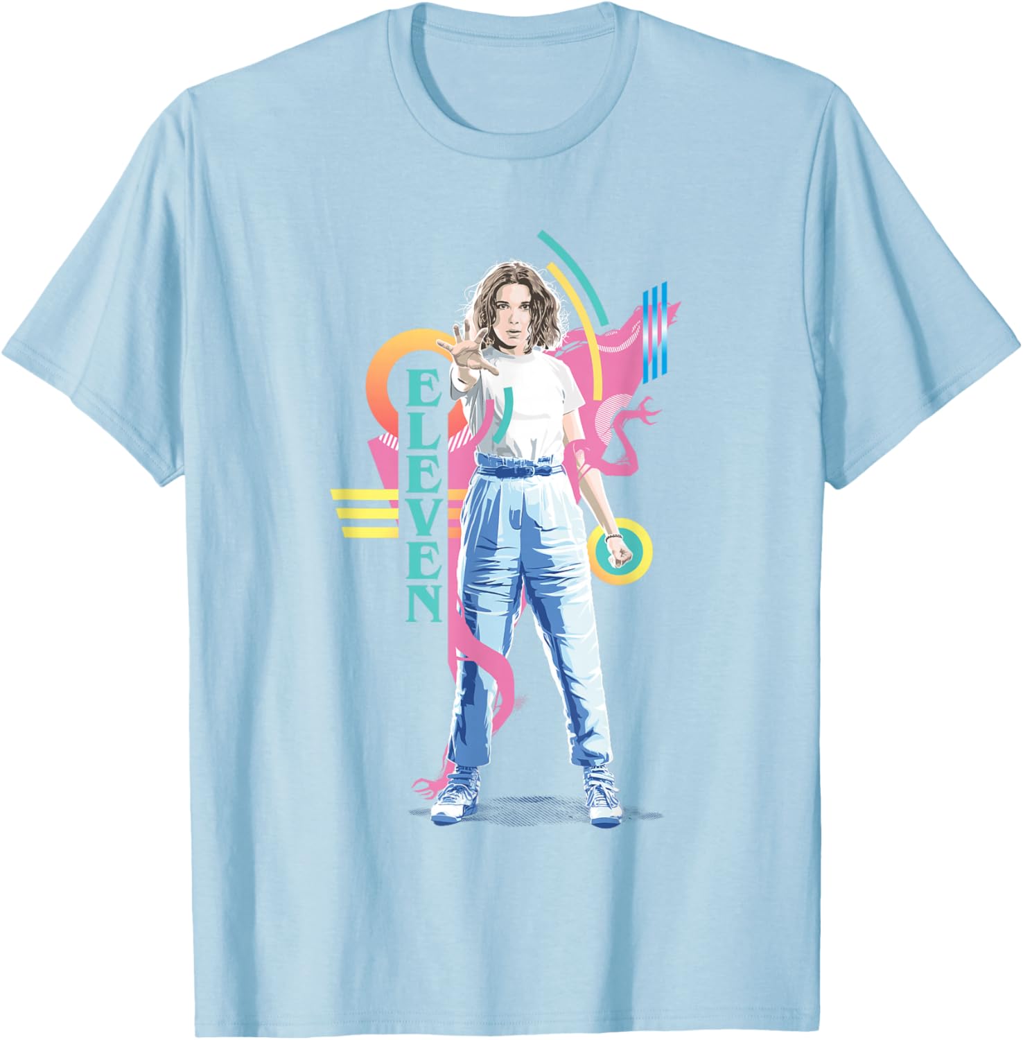 Stranger Things Eleven Retro 80s Icon T-Shirt for Fans and Collectors - 11