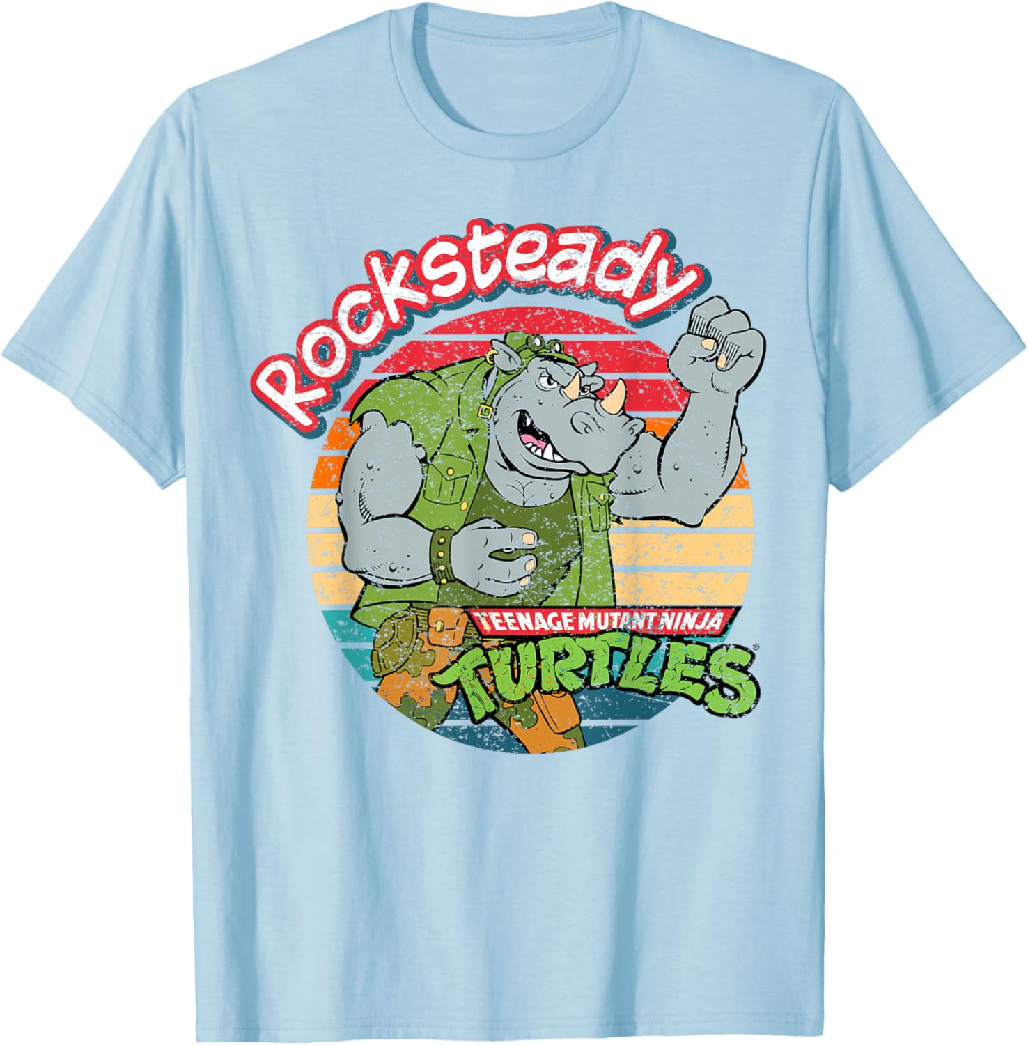 Mademark TMNT Rocksteady Ready For Action T-Shirt for Fans and Collectors - 6