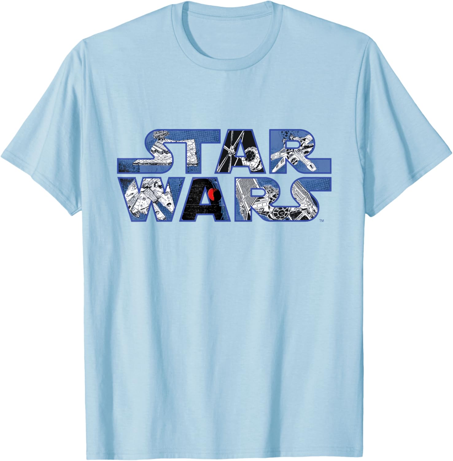 Star Wars Millennium Falcon and Death Star T-Shirt for Fans and Collectors - 8