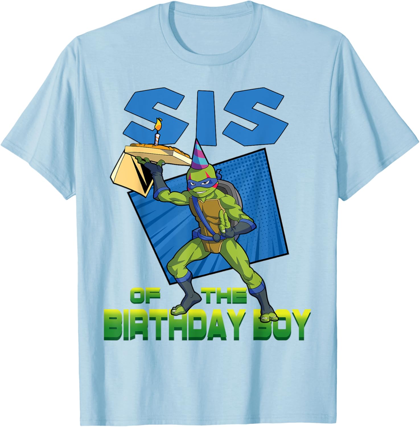 Mademark Teenage Mutant Ninja Turtles Leo Pizza Party T-Shirt for Kids - 15