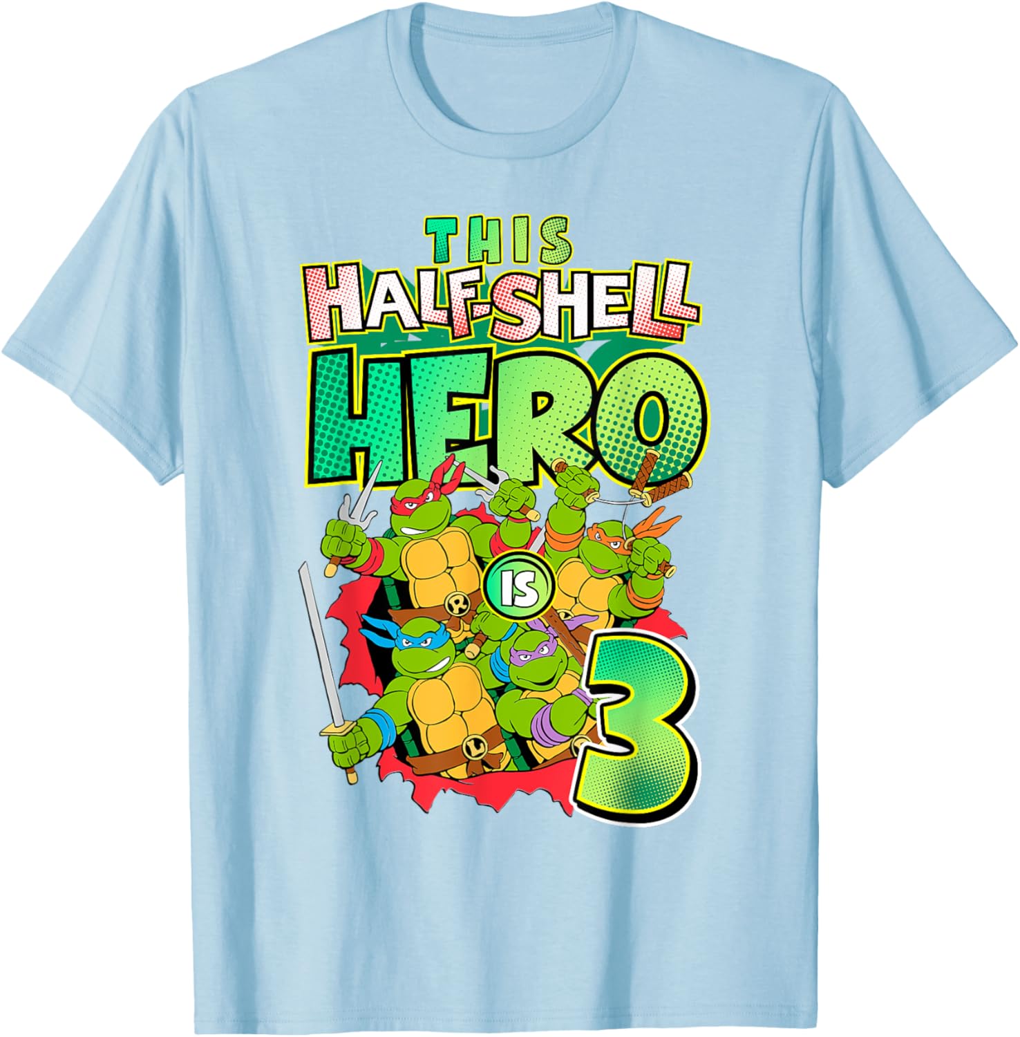 Mademark Teenage Mutant Ninja Turtles This Half Shell Hero T-Shirt - 12