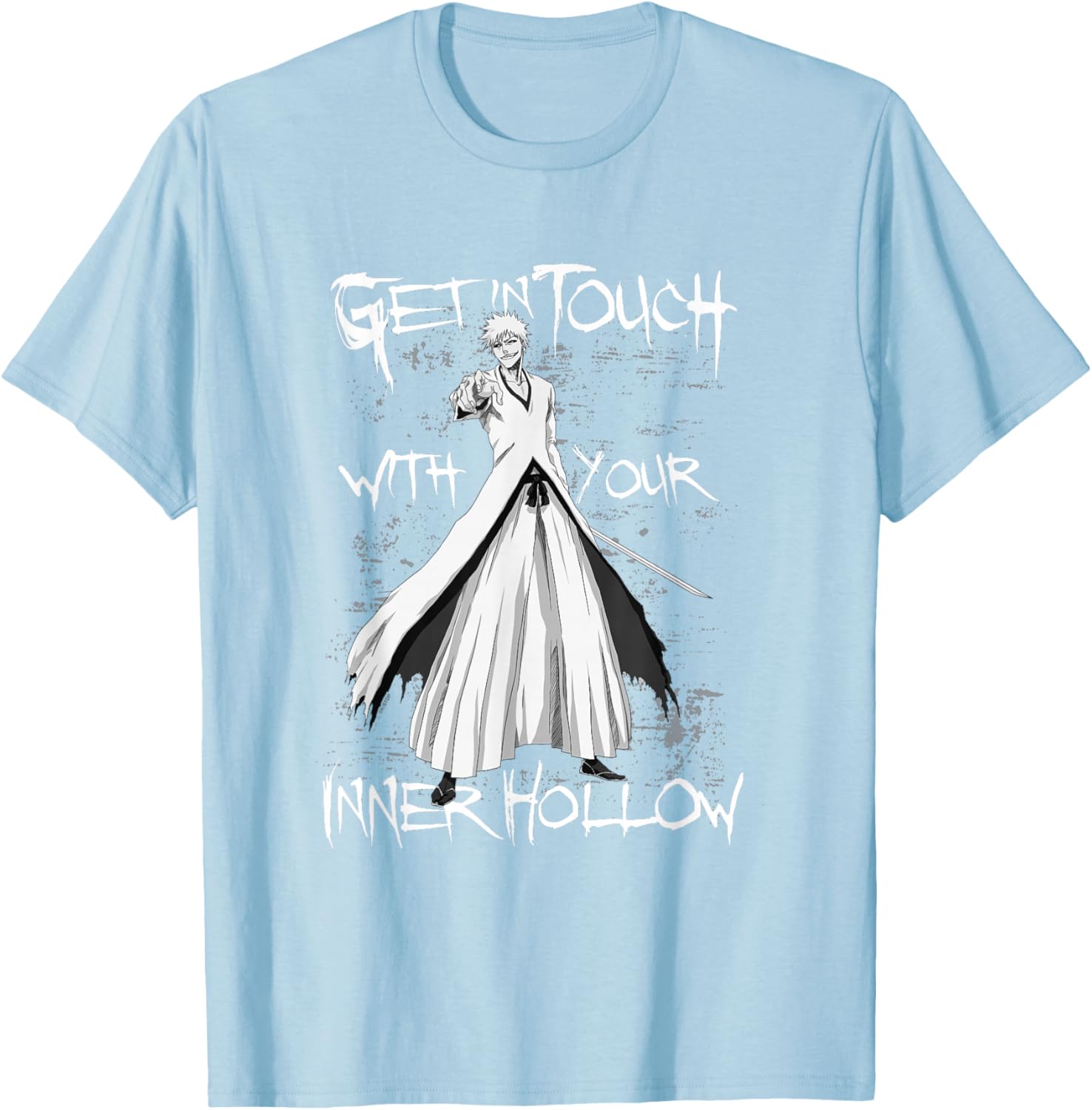 Bleach Anime T-Shirt Get In Touch With Your Inner Hollow Stylish Tee - 3