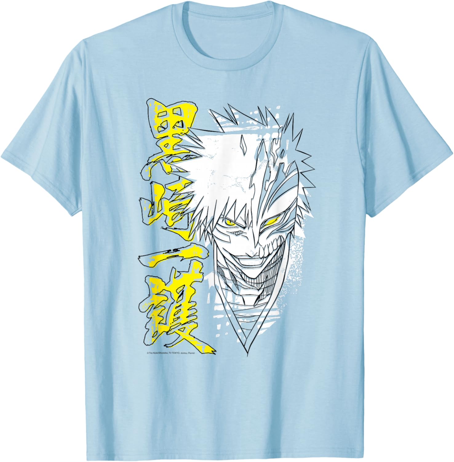 Bleach Ichigo Hollow Outline Sketch Anime T-Shirt for Fans and Collectors - 5