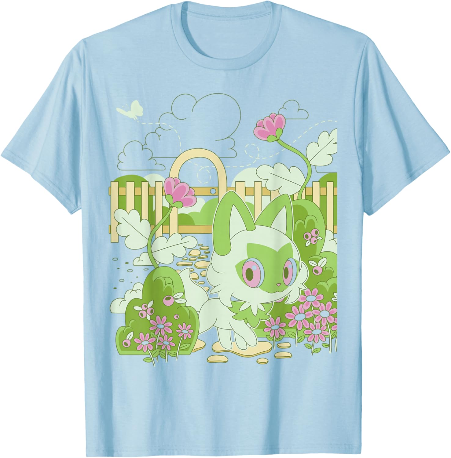 Cute Sprigatito Nature T-Shirt - Perfect for Pokémon Fans and Adventures - 6