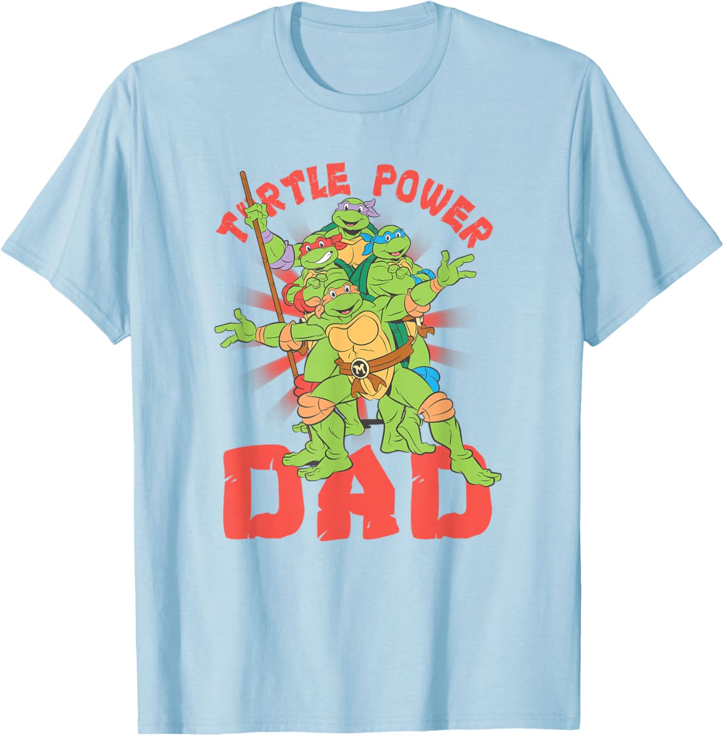 Teenage Mutant Ninja Turtles Dad Turtle Power T-Shirt for Fans - 7