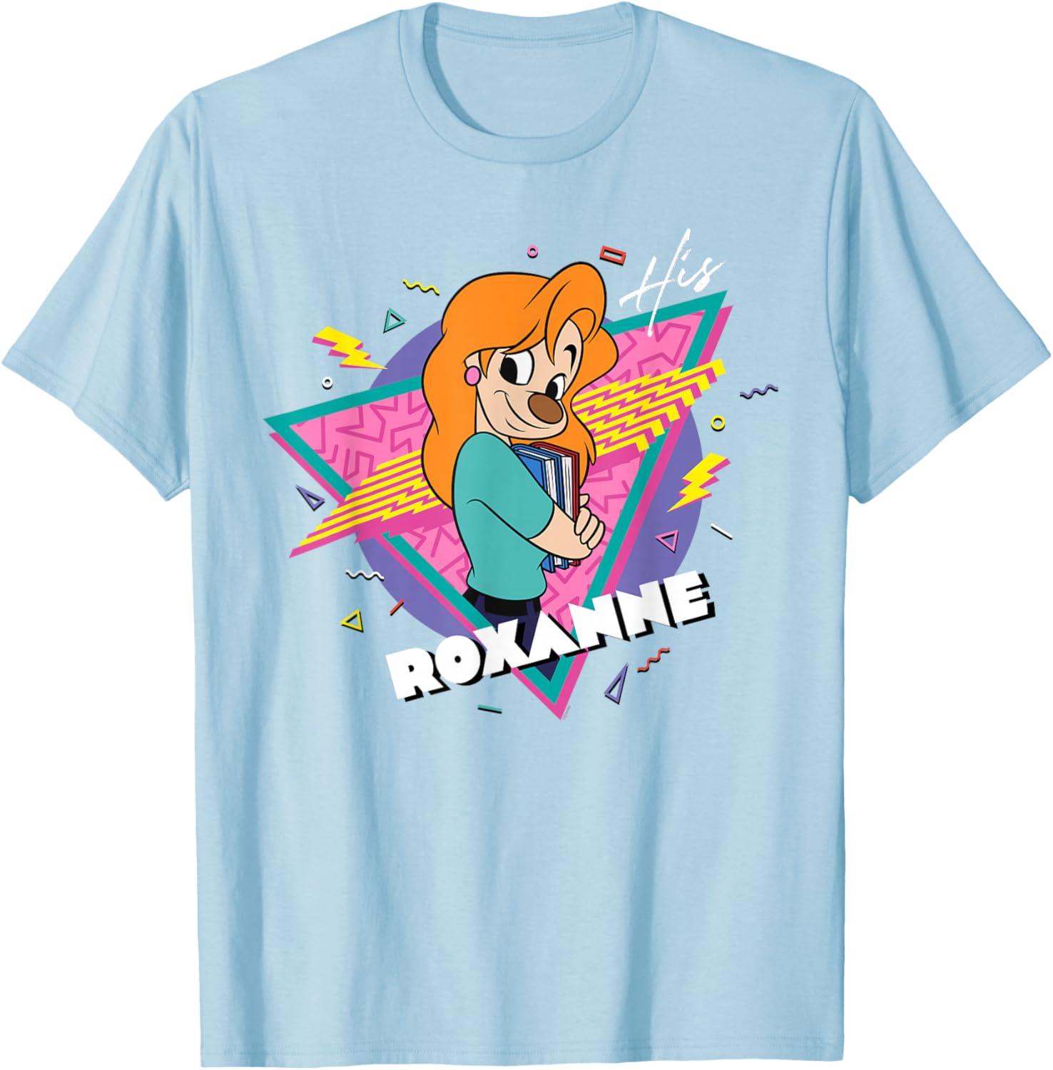 Disney A Goofy Movie Retro 90s Couples Matching His Roxanne T-Shirt - 22