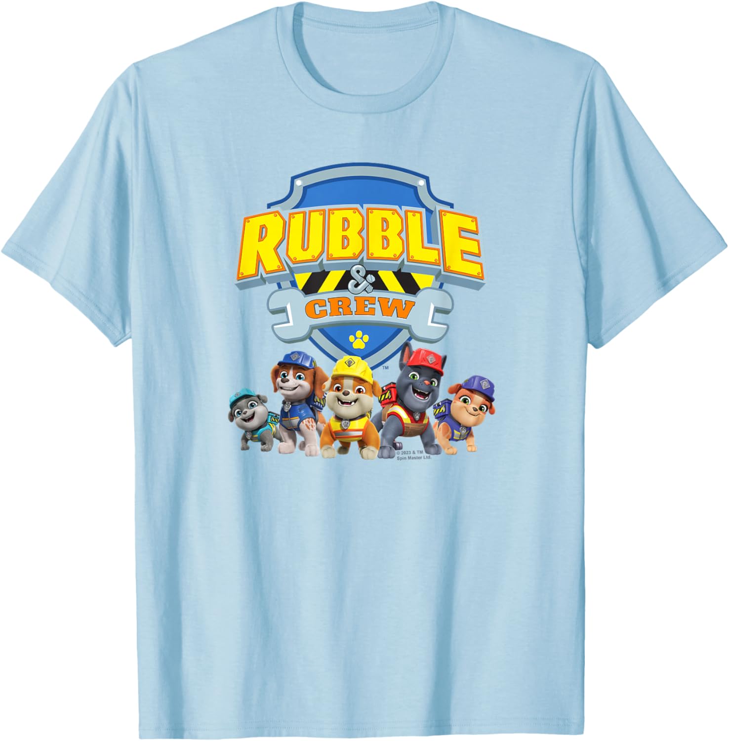 Rubble and Crew Logo T-Shirt for Kids - Fun and Stylish Apparel - 8
