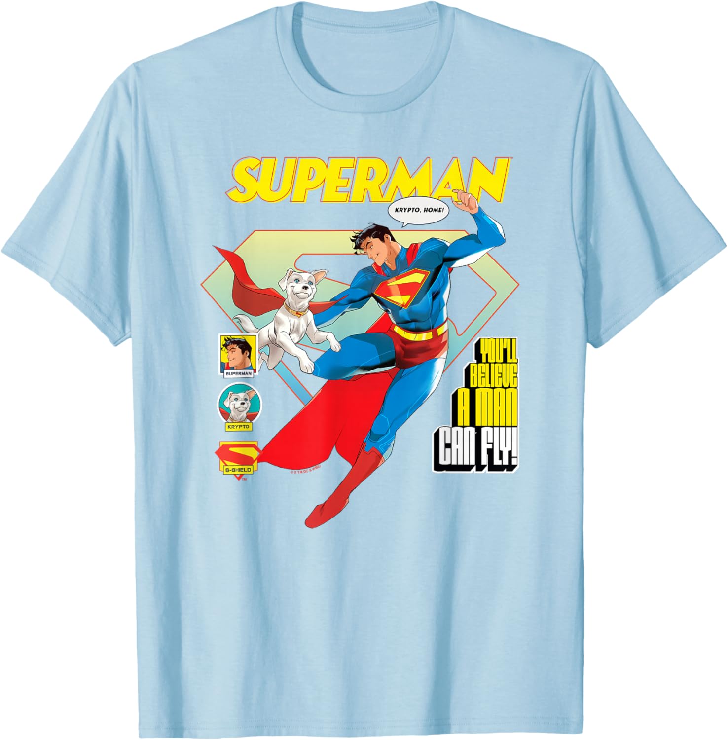 Superman 2025 Krypto Poster T-Shirt for Fans of Superhero Style - 6