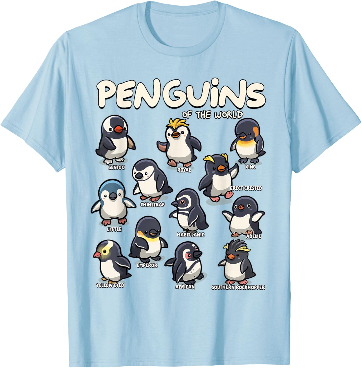 Cute Penguin Lovers T-Shirt for Animal Fans - Stylish Penguin Apparel - 29