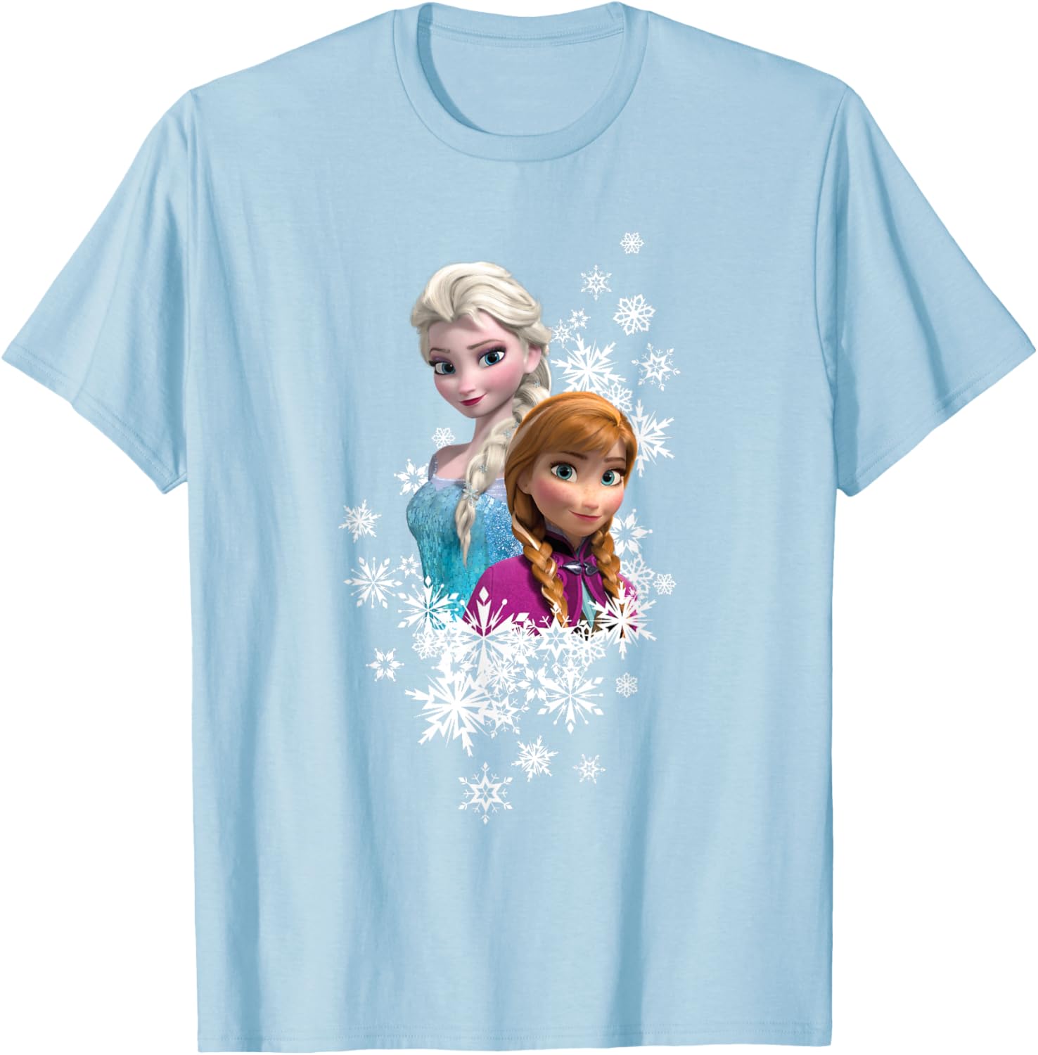 Disney Frozen Anna and Elsa Snowflakes T-Shirt for Kids and Fans - 22