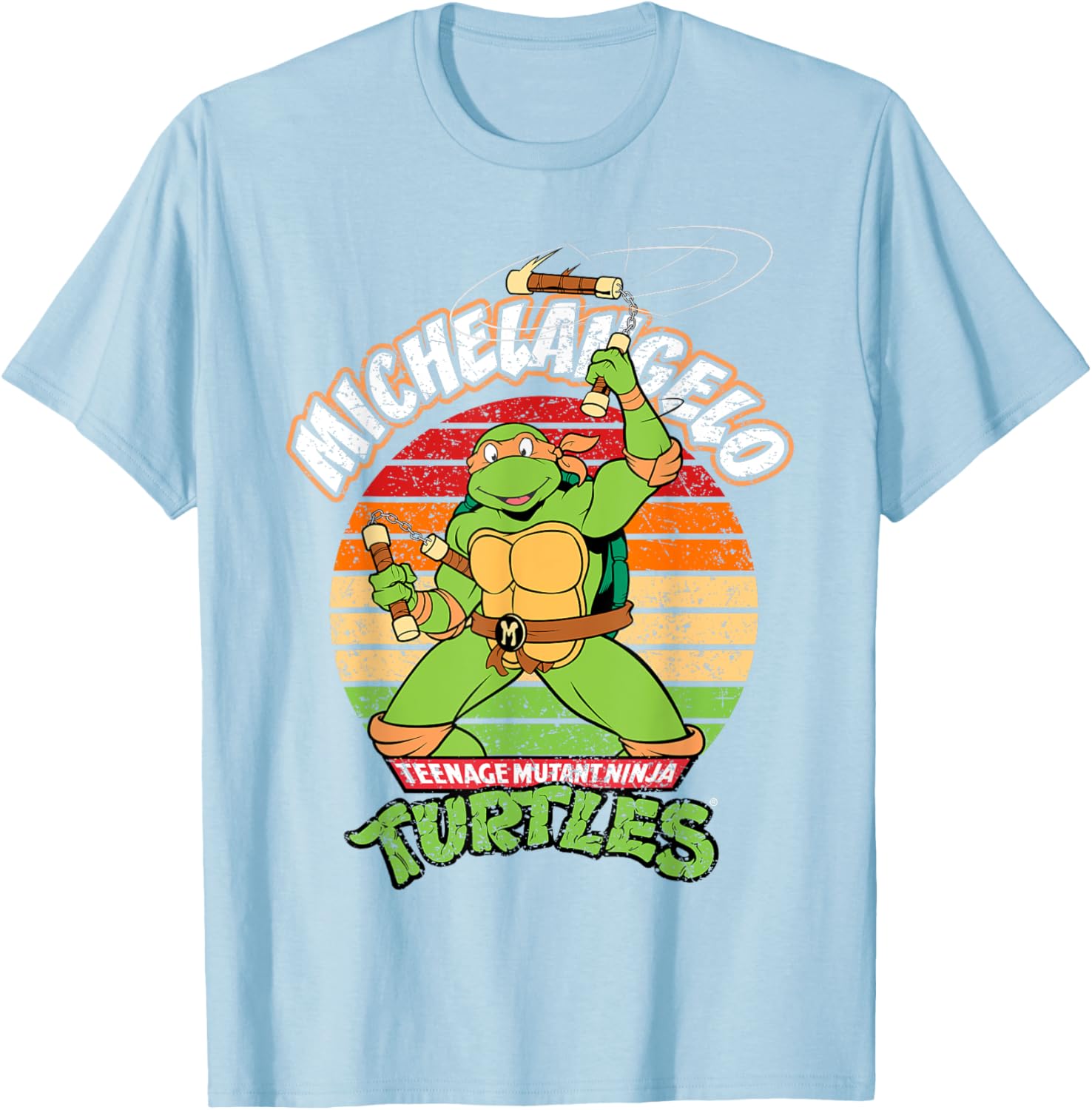 Mademark TMNT Michelangelo Ready For Action T-Shirt for Kids and Adults - 14