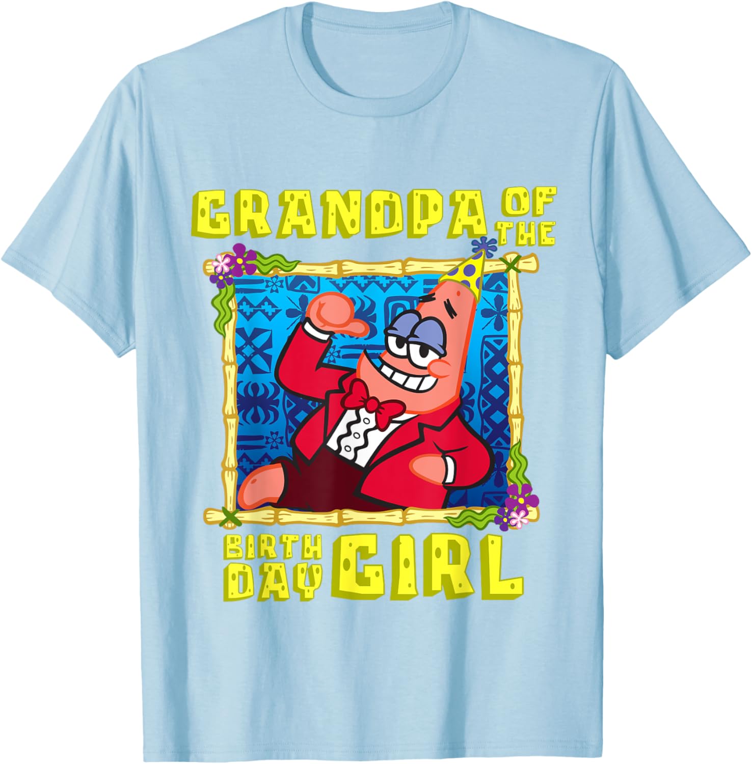 Mademark SpongeBob SquarePants Grandpa Pop T-Shirt for Birthday Girls - 19