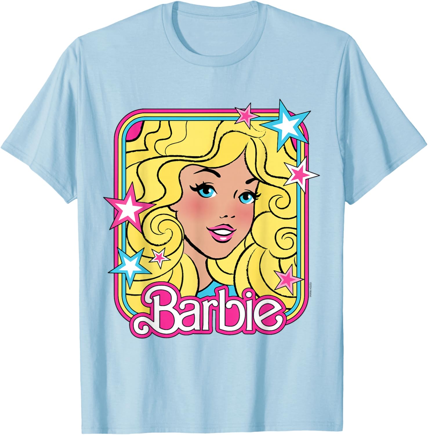 Retro Barbie 70s Star Portrait T-Shirt for Fashionable Fans - 4