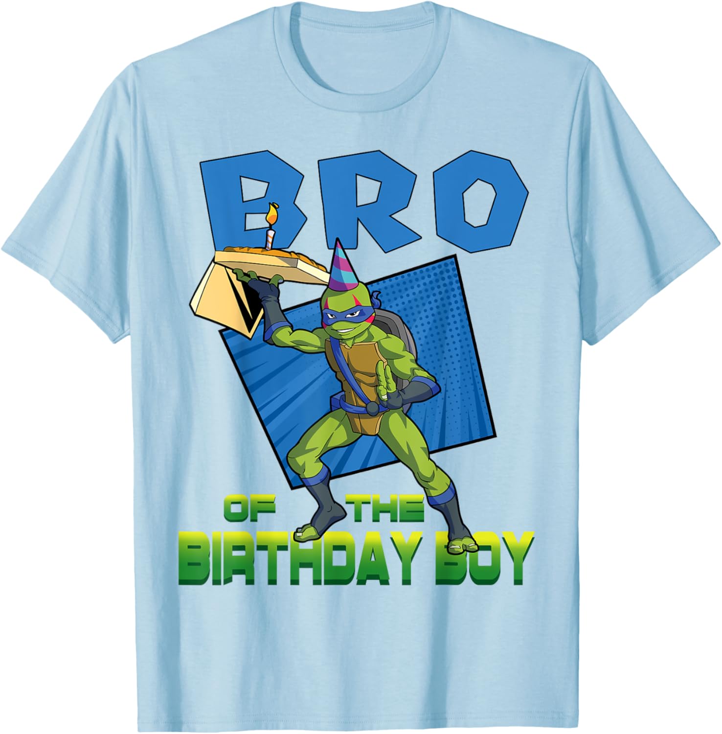 Mademark Teenage Mutant Ninja Turtles Leo Birthday Pizza Party T-Shirt - 10