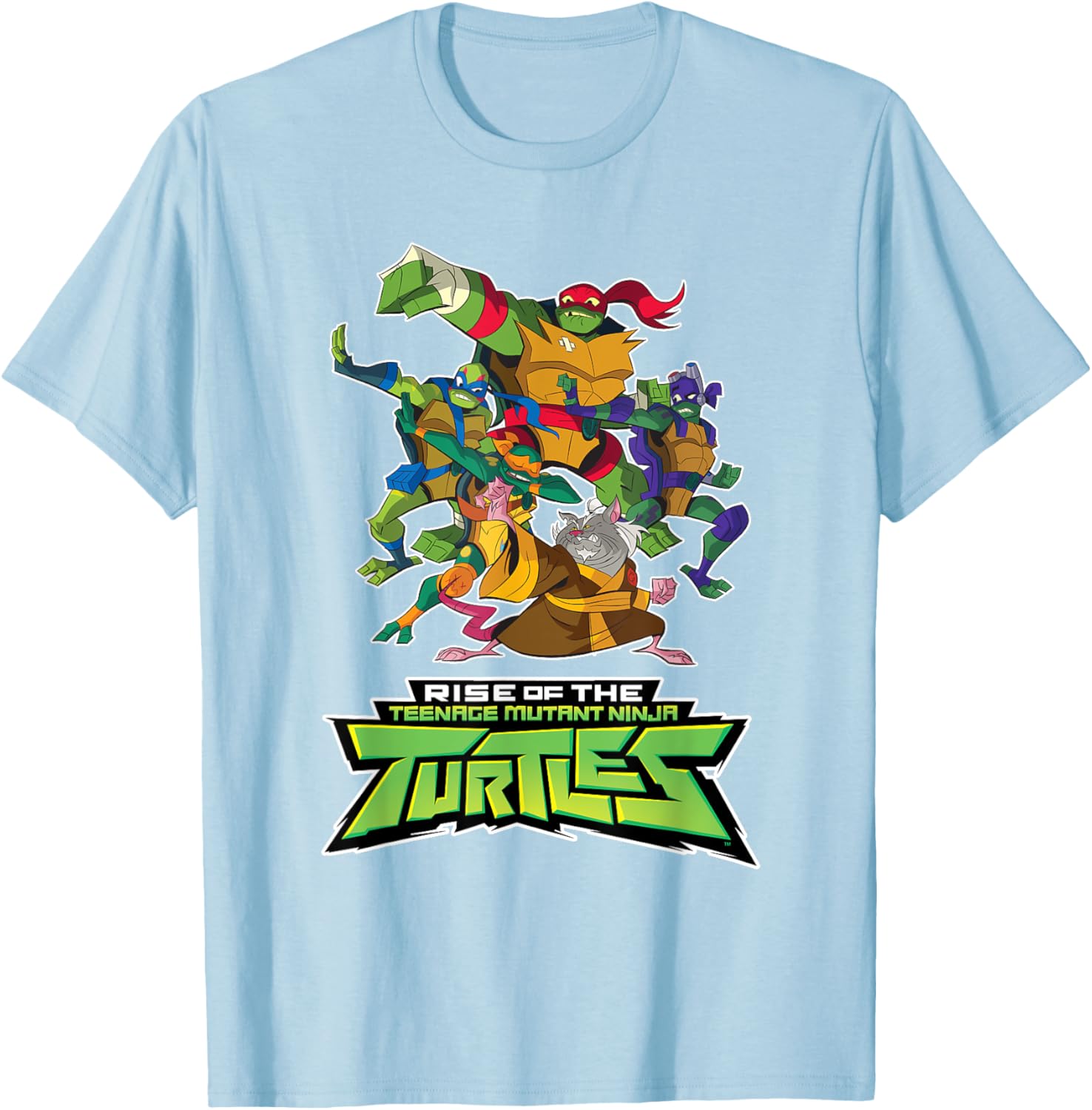 Mademark Teenage Mutant Ninja Turtles Rise T-Shirt with Splinter Design - 15