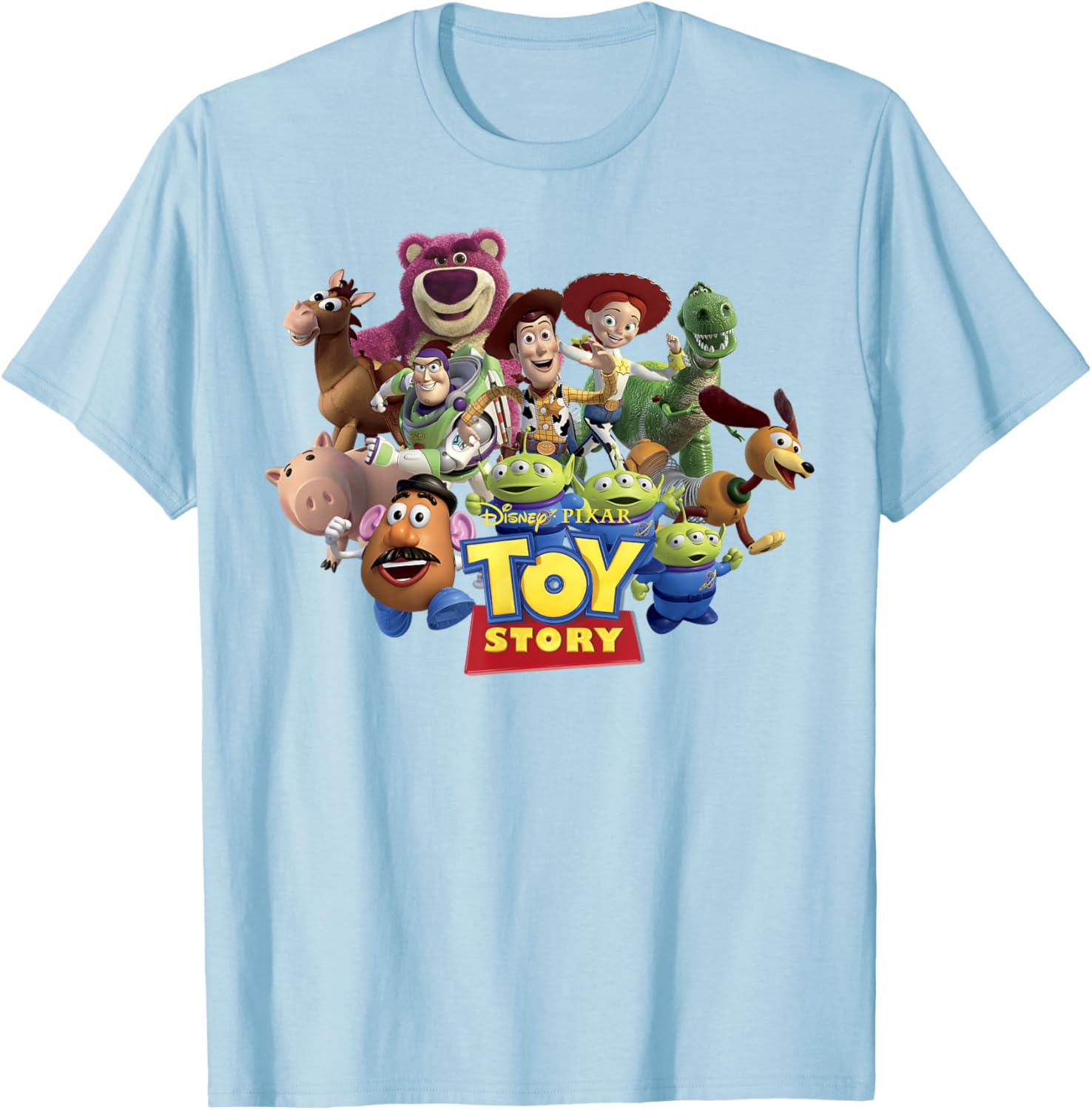 Disney Pixar Toy Story Buzz Woody Jessie Running T-Shirt for Kids - 8