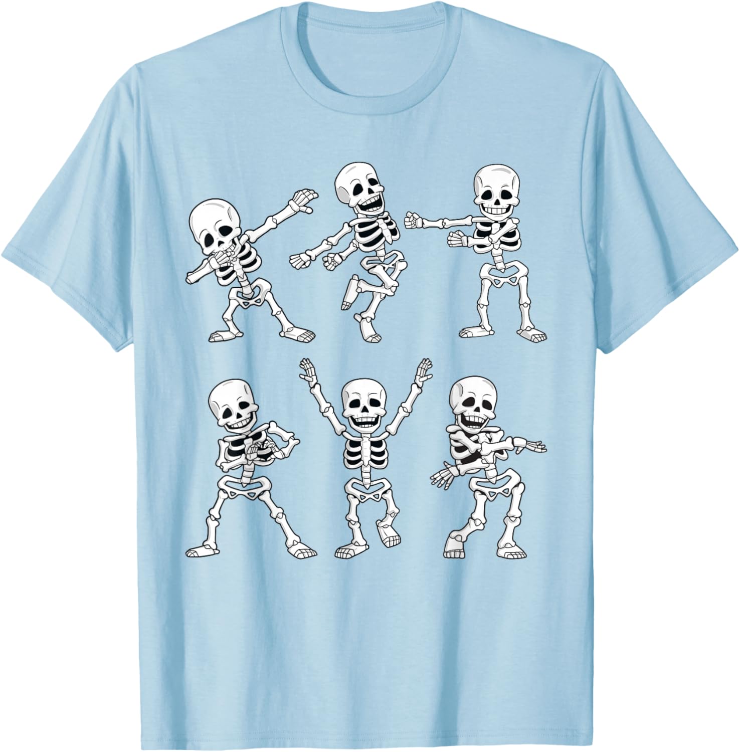 Dancing Skeletons Halloween T-Shirt for Boys and Girls Fun Dance Challenge - 10