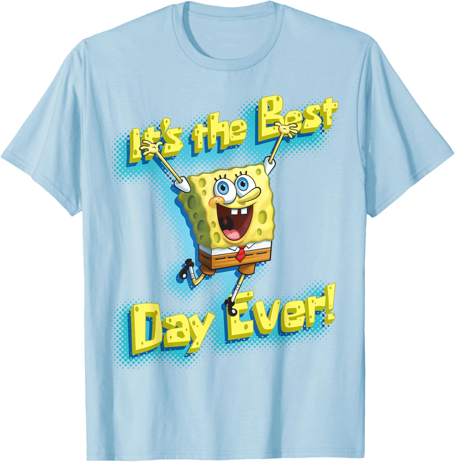Mademark SpongeBob SquarePants Best Day Ever T-Shirt for Fun Fans - 7