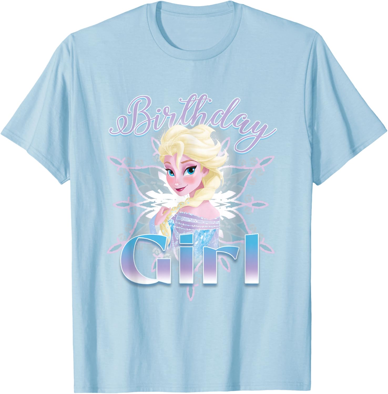 Disney Frozen Elsa Birthday Girl T-Shirt for Girls - Cute Graphic Tee - 10