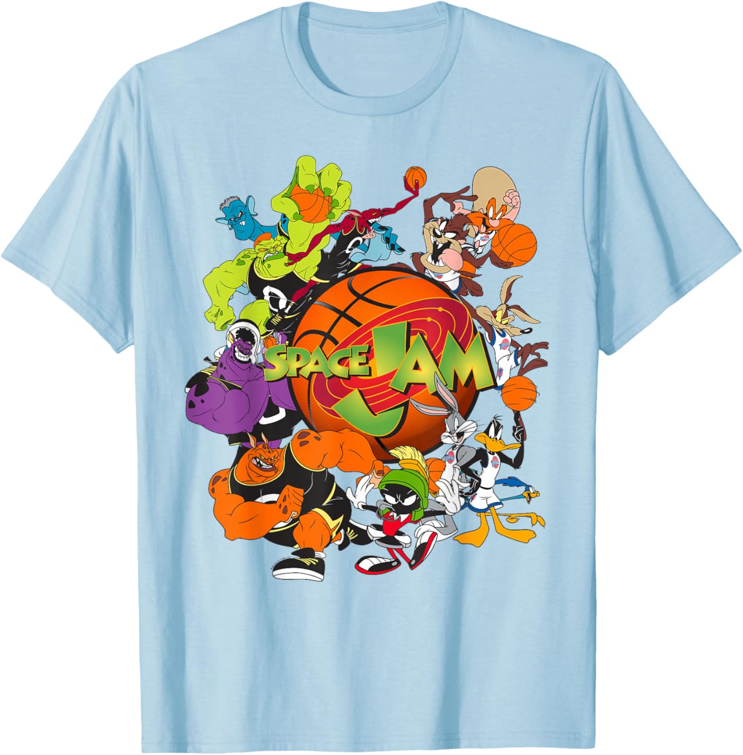 Space Jam Monstars and Tune Squad T-Shirt for Fans and Players - 7