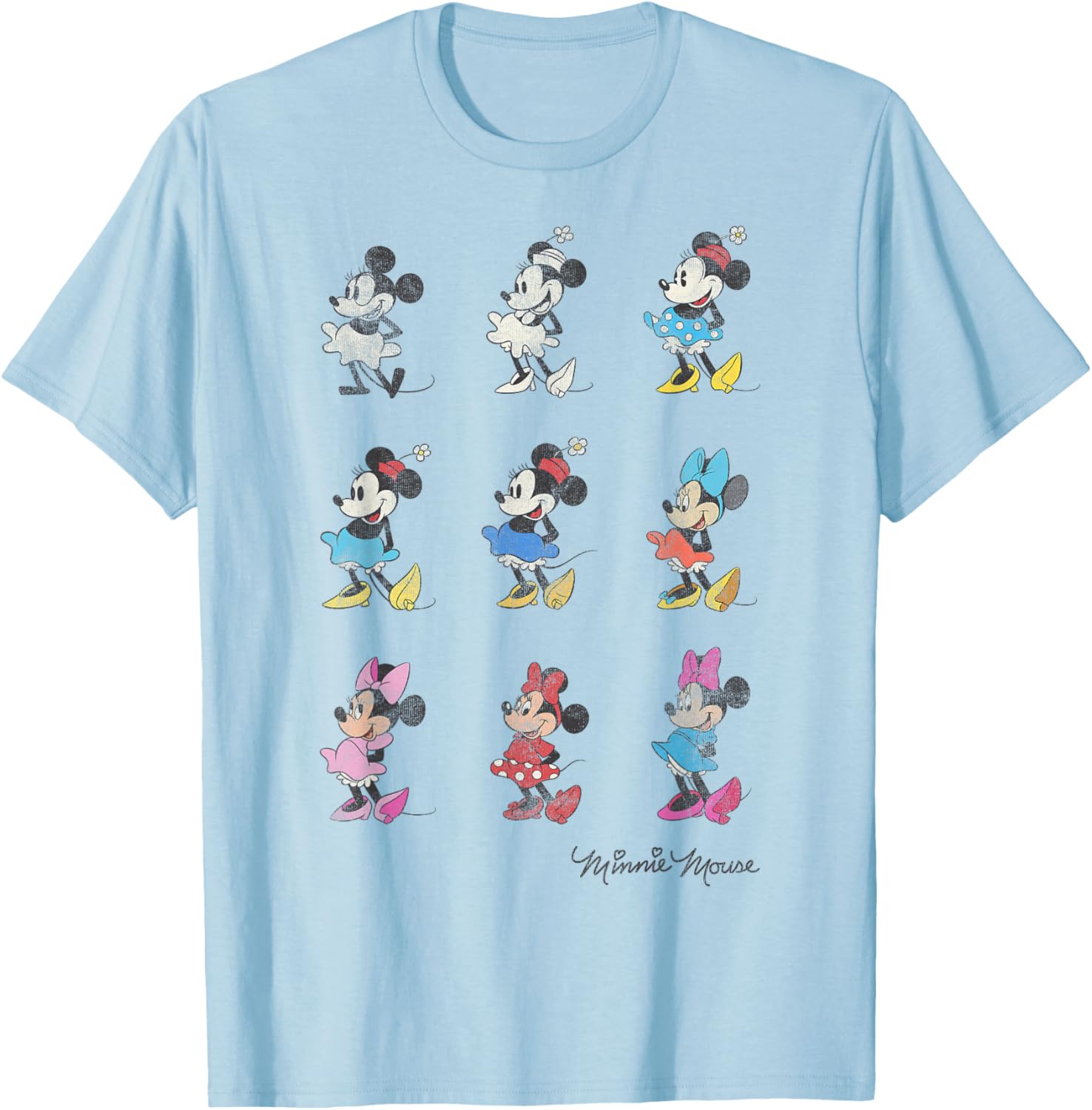 Disney Mickey And Friends Minnie Mouse Vintage T-Shirt for Kids - 3