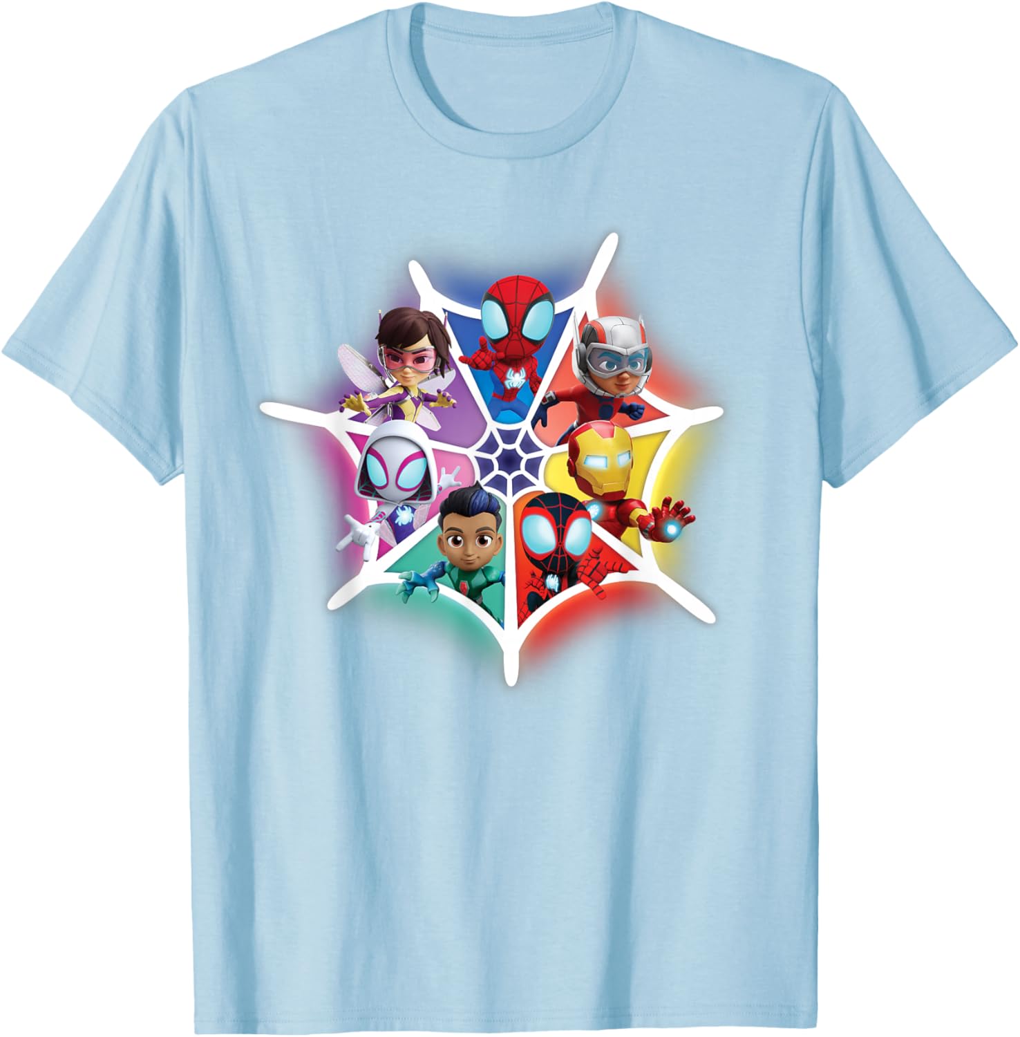 Marvel Spidey and Friends Avengers Team-Up T-Shirt for Kids and Adults - 5