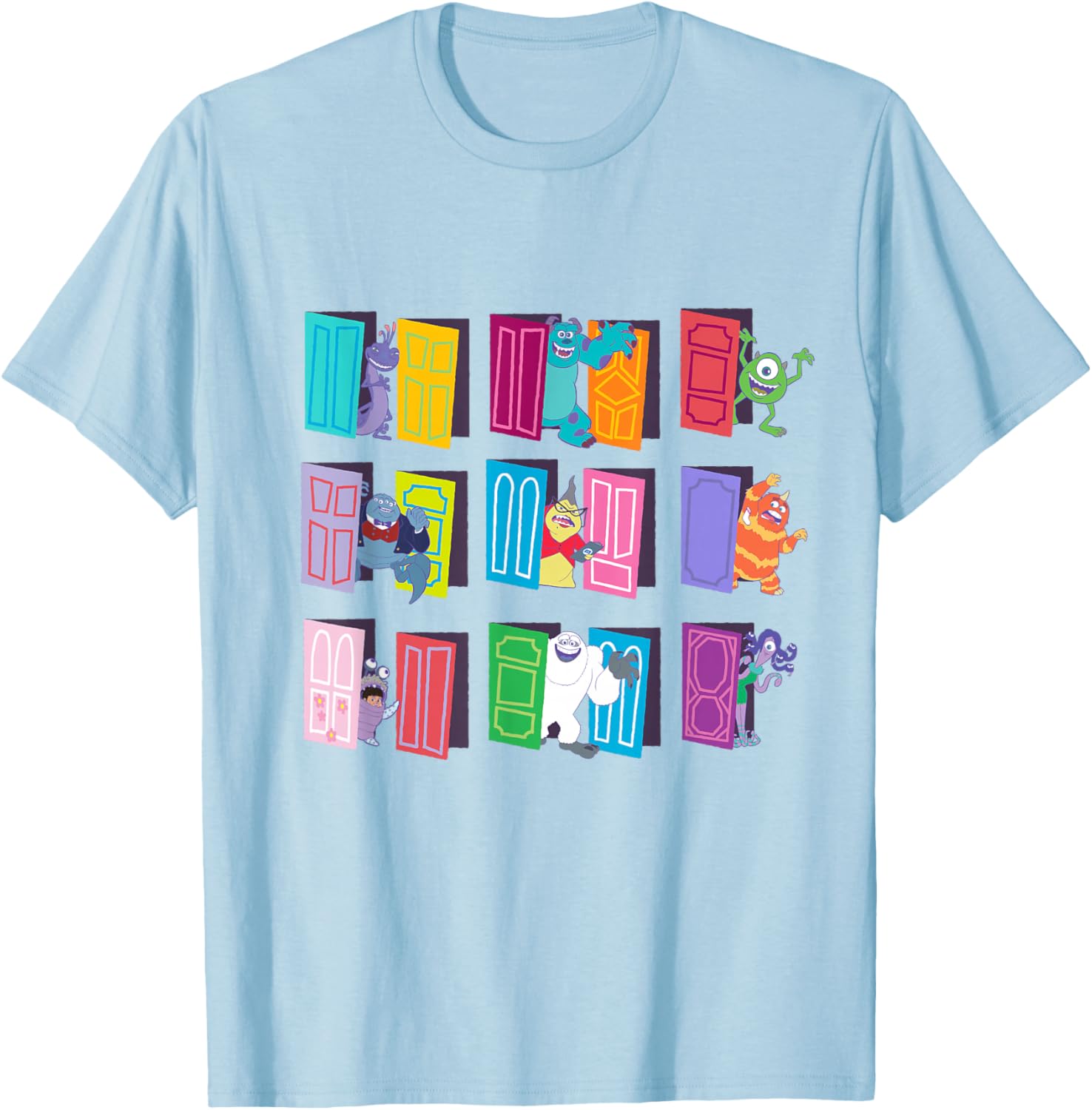 Monsters Inc Doors T-Shirt for Kids and Adults - Fun Disney Apparel - 3