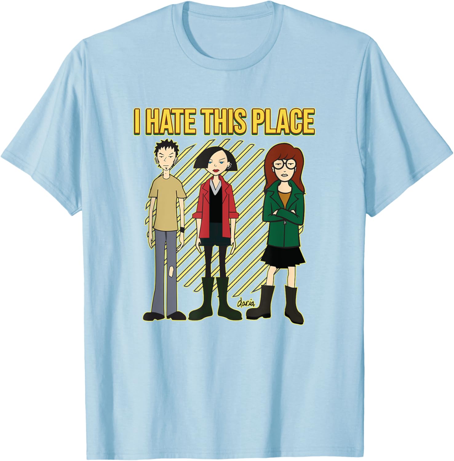 Mademark x Daria I Hate This Place T-Shirt for Stylish Comfort - 7