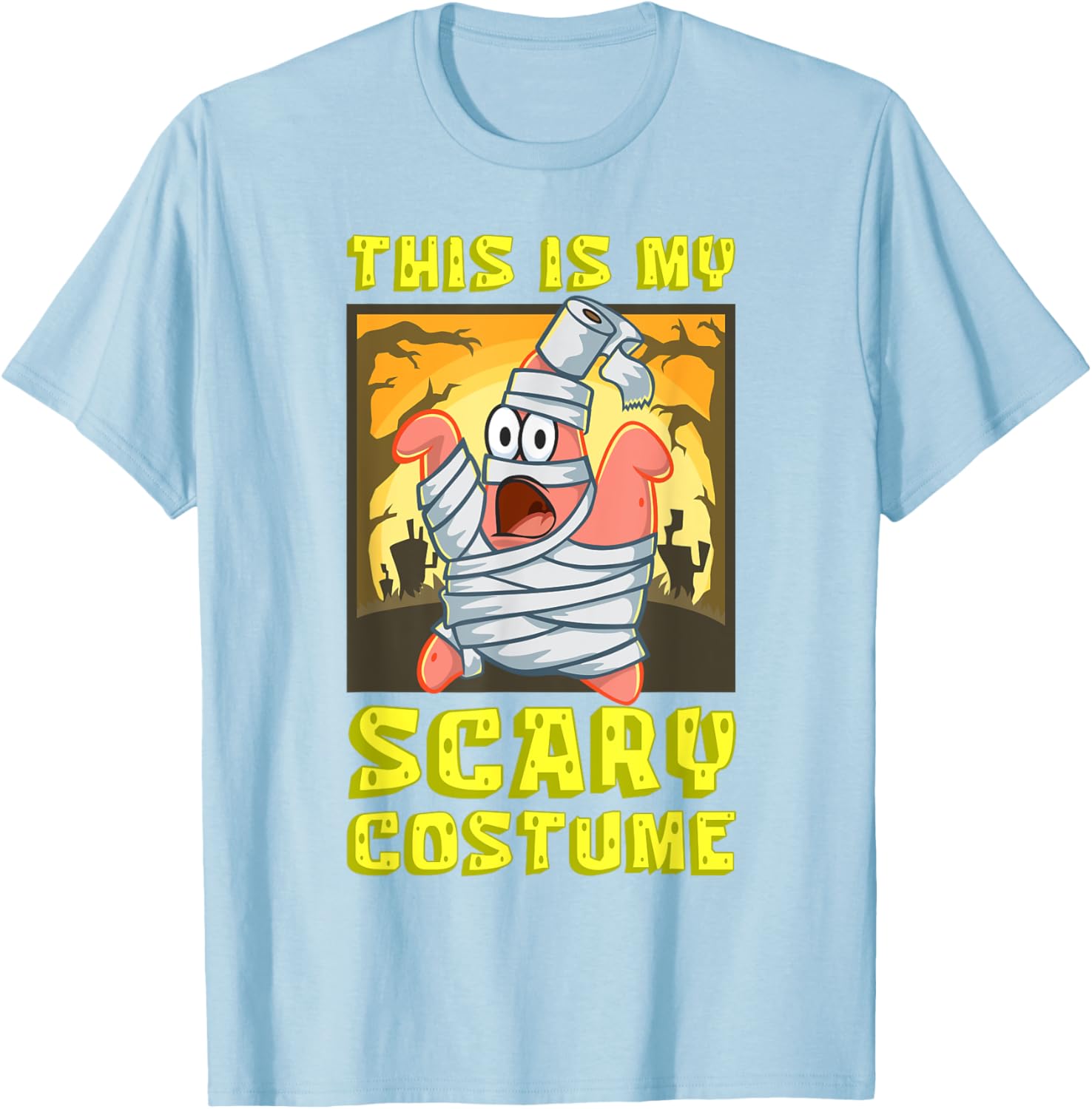 Mademark SpongeBob Halloween Patrick Mummy T-Shirt Fun Costume Apparel - 4