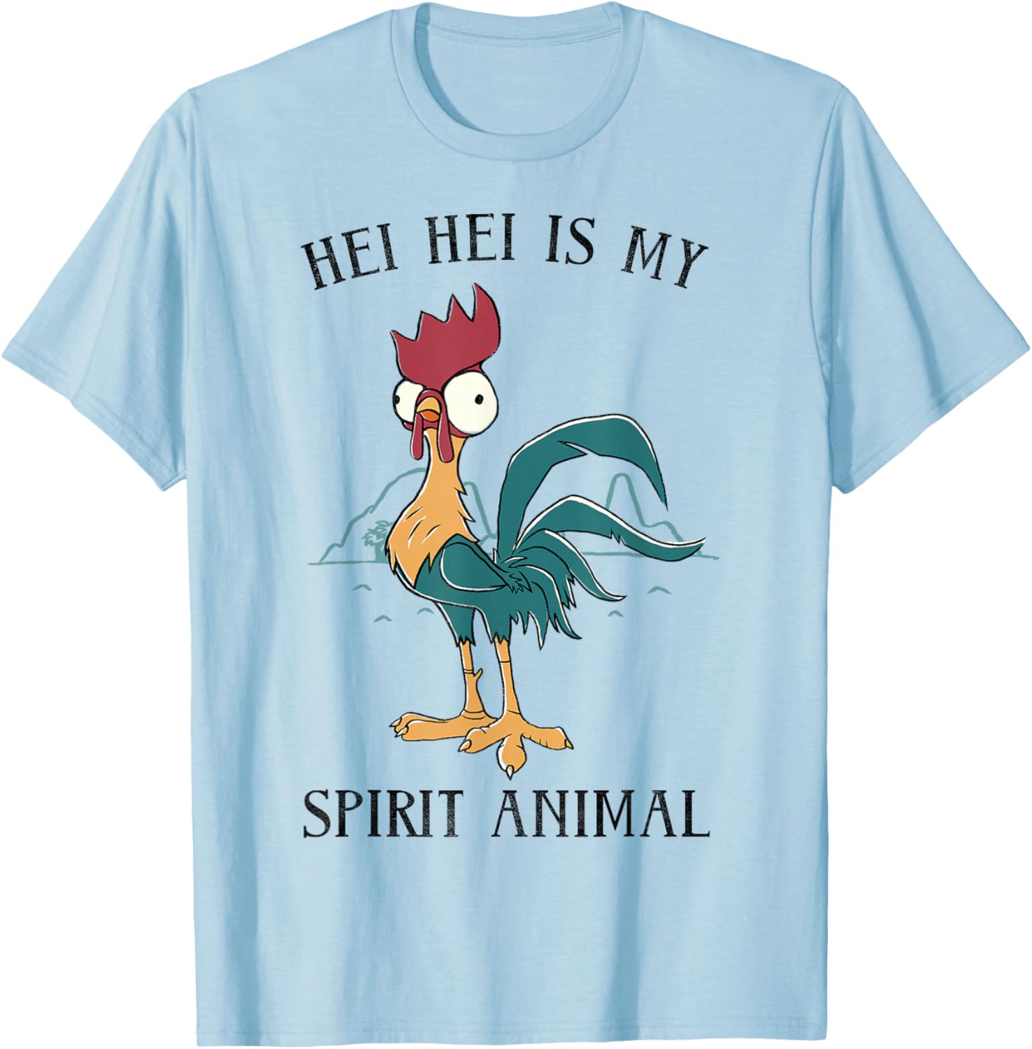 Disney Moana Hei Hei Is My Spirit Animal Portrait T-Shirt for Fans - 6