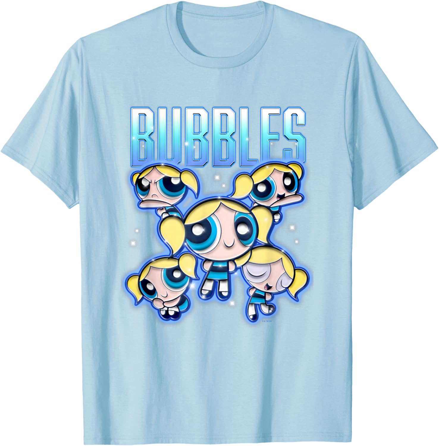 Powerpuff Girls Bubbles Multi Pose T-Shirt for Fun and Stylish Outfits - 3