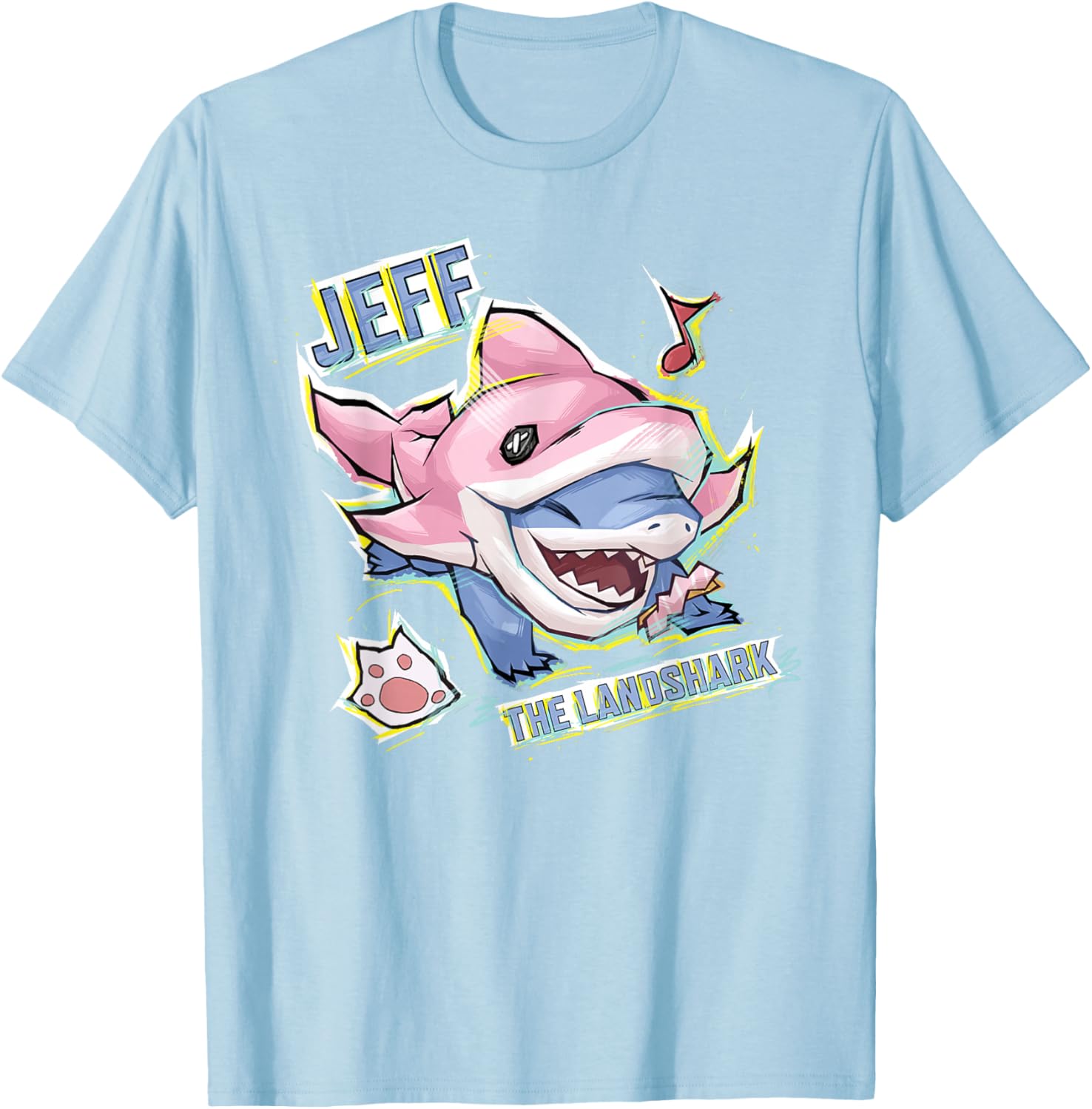 Marvel Rivals PVP Jeff the Land Shark Dolphin Skin T-Shirt for Fans - 13