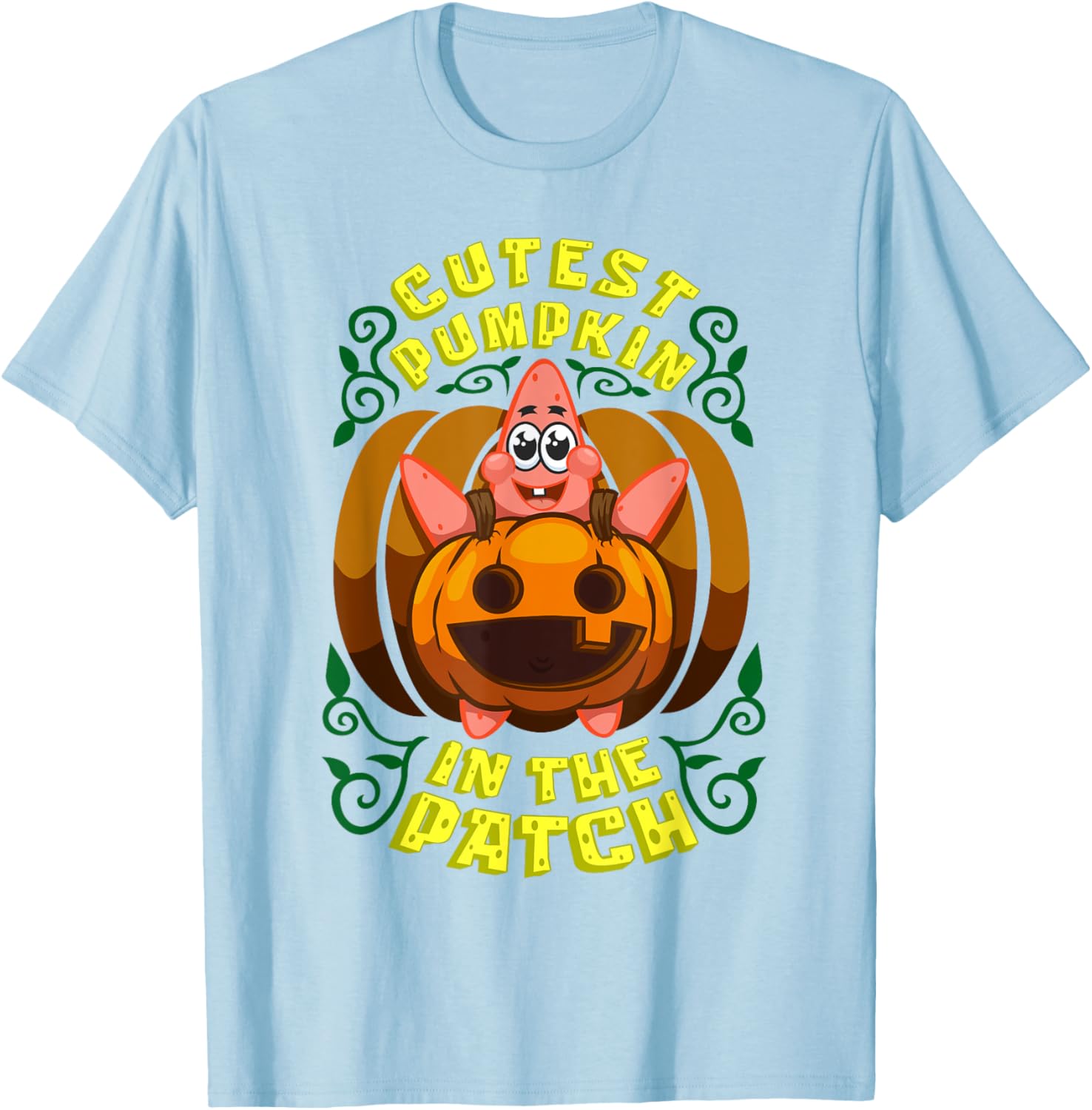 Mademark SpongeBob Halloween Patrick Star Pumpkin T-Shirt for Kids - 6