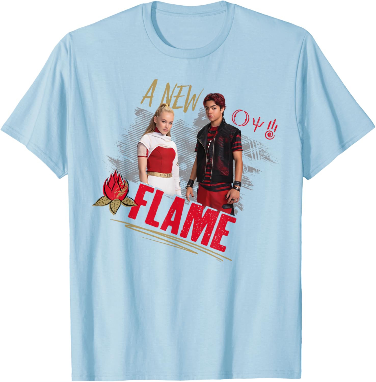 Disney Zombies 4 Nova and Victor A New Flame T-Shirt for Fans - 11