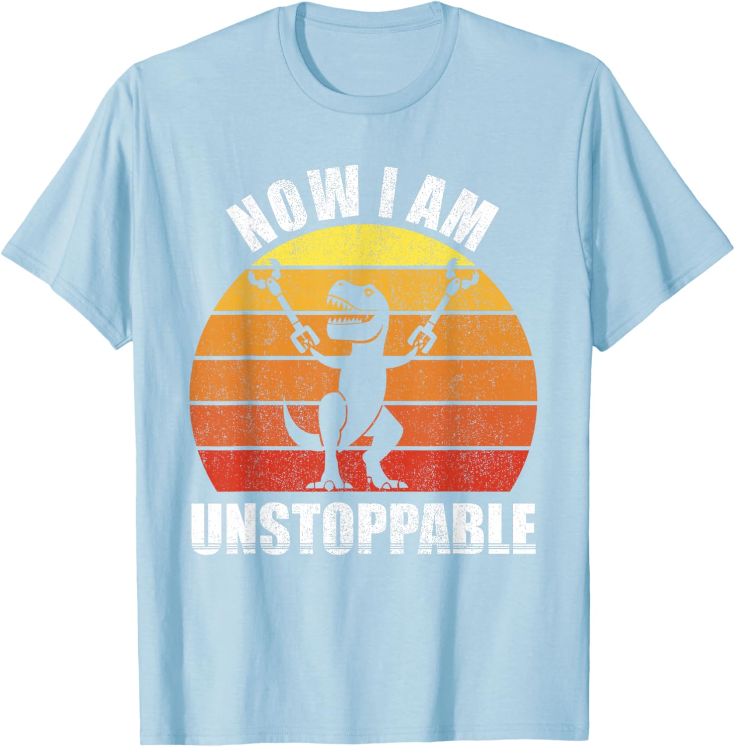 Funny Retro Unstoppable T-Rex Shirt Vintage Gift for Dino Lovers - 12