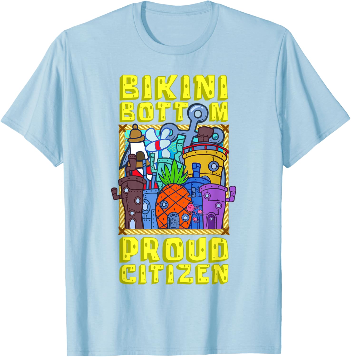 Mademark SpongeBob SquarePants Bikini Bottom Proud Citizen T-Shirt - 8