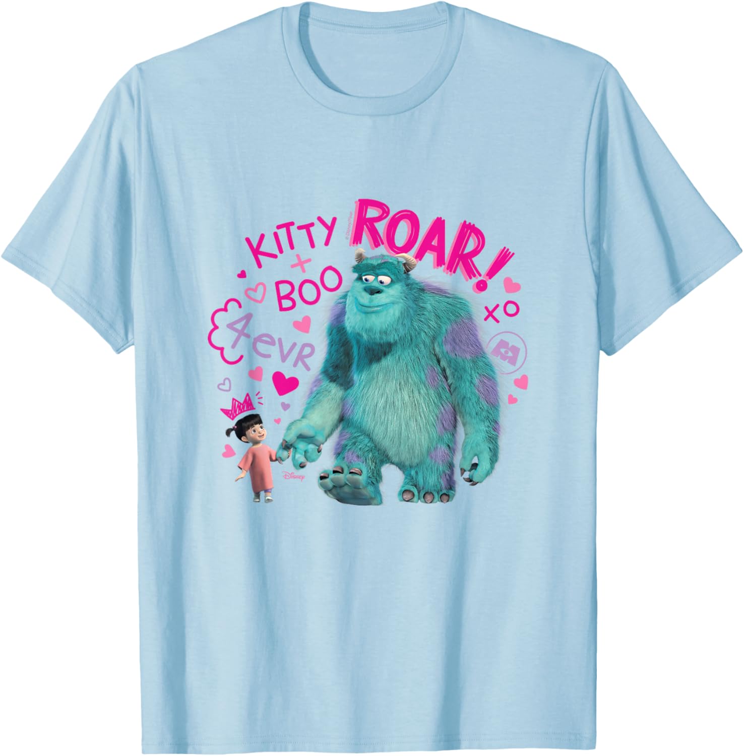 Monsters Inc Kitty and Boo Forever T-Shirt for Kids and Adults - 3