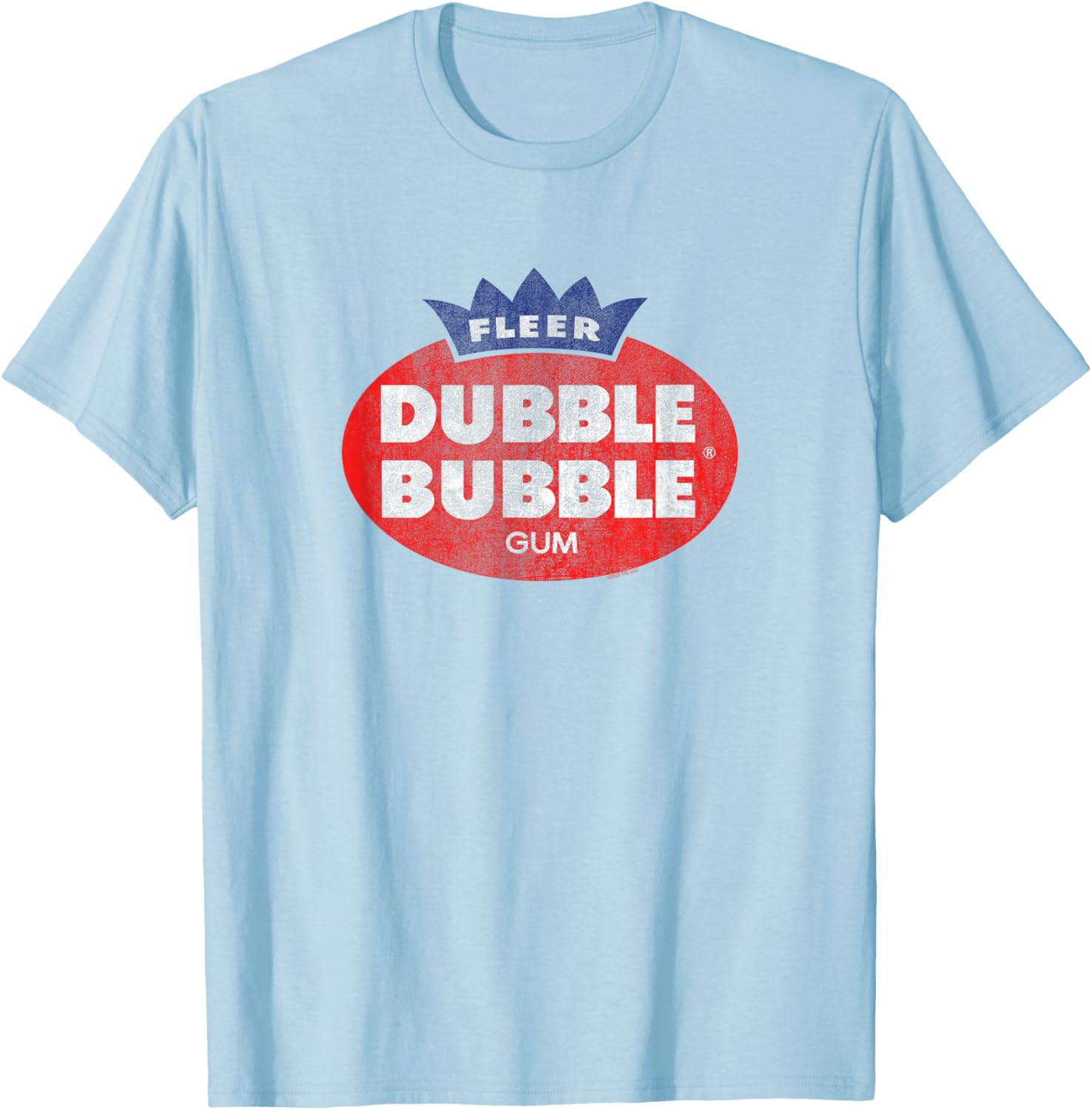 Dubble Bubble Classic Oval Logo Bubblegum Candy T-Shirt for Fun Style - 5
